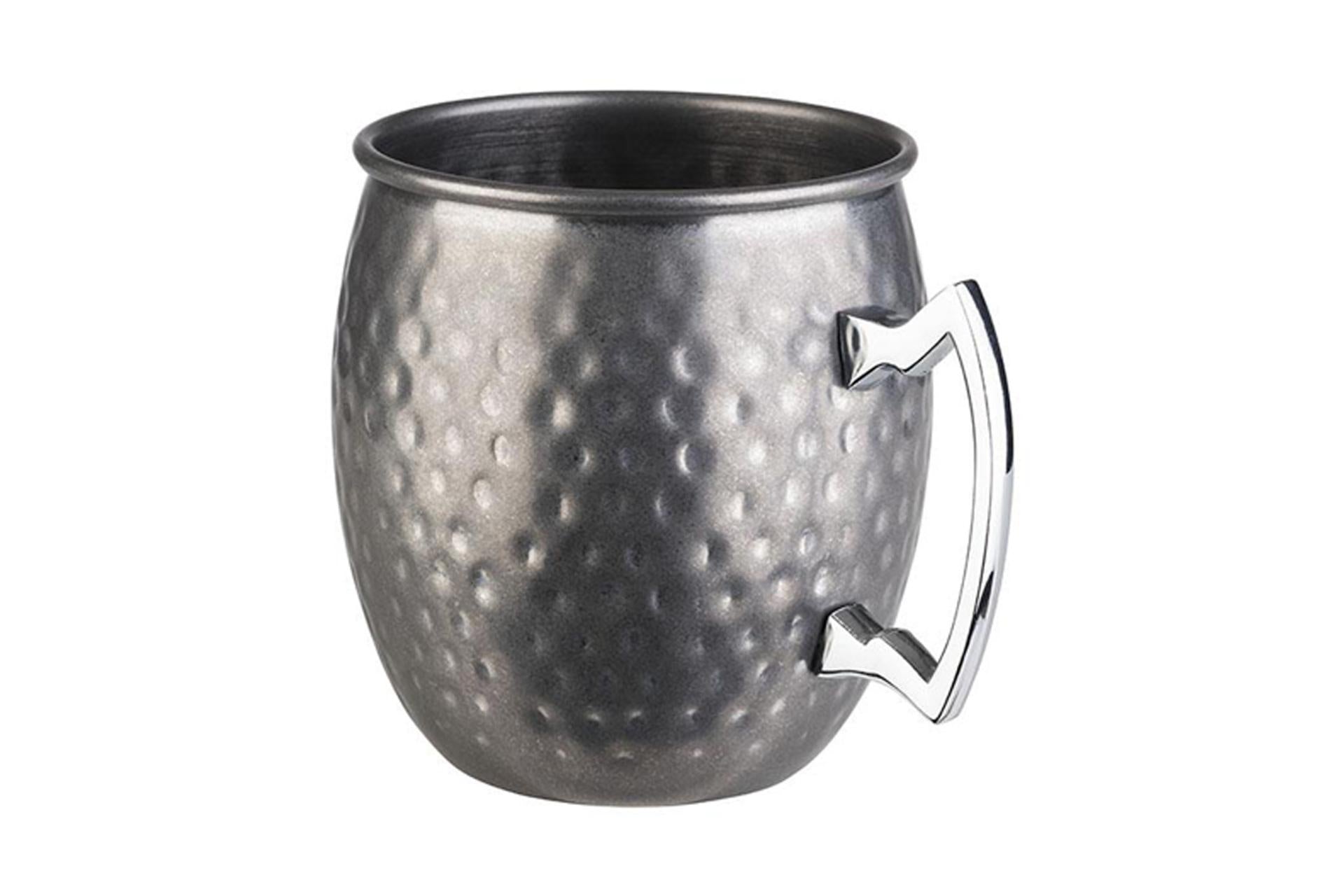 APS Moscow Mule Tazza 50 cl - Ø9 cm H.10 cm In Acciaio Inossidabile Aspetto Antico