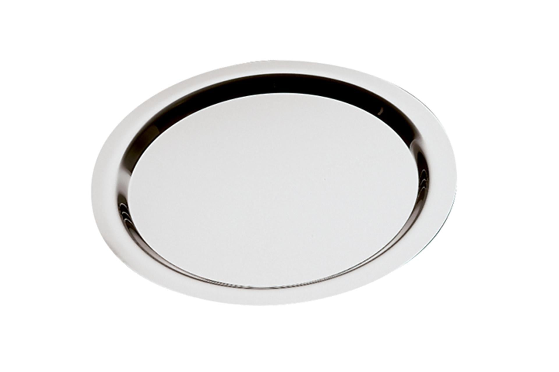 APS Finesse Vassoio Rotondo Ø48 cm In Acciaio Inox 18/0 Spessore 0.8 mm 1