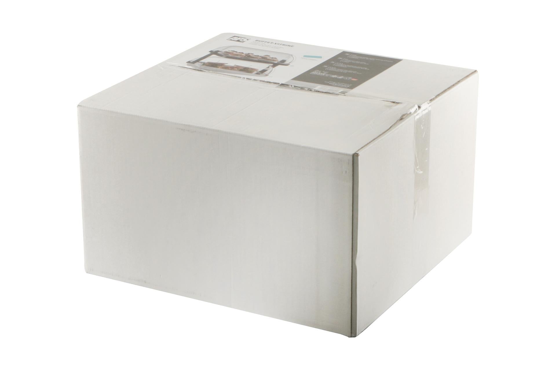 APS Vetrinetta da Banco Doppia H.44 cm - 44 x 32 cm Con 2 Vassoi Inox e 4 Pastiglie Ghiaccio Sintetico 4