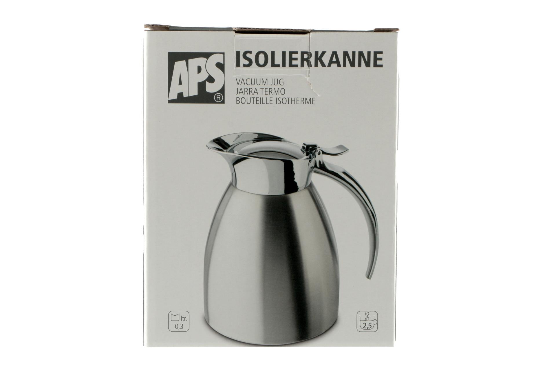 APS Caraffa Isotermica Satinata Inox a Doppia Parete 0.3 L - Ø10.5 x H.13 cm 4