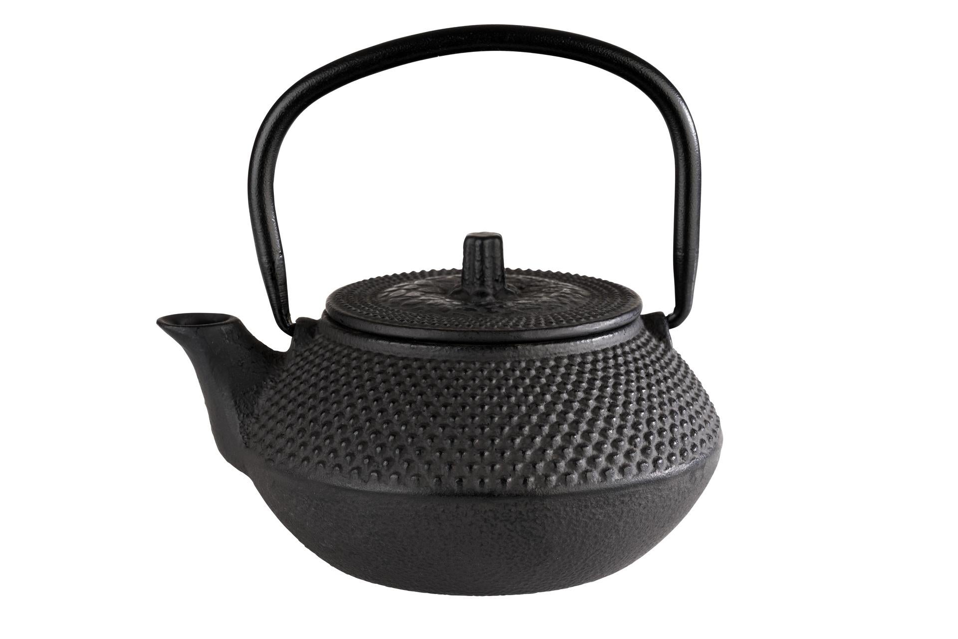 APS Asia Teiera In Ghisa Smaltata Interno Nero - 0,3 Litri, 12,5 x 11 x H.12,5 cm 3