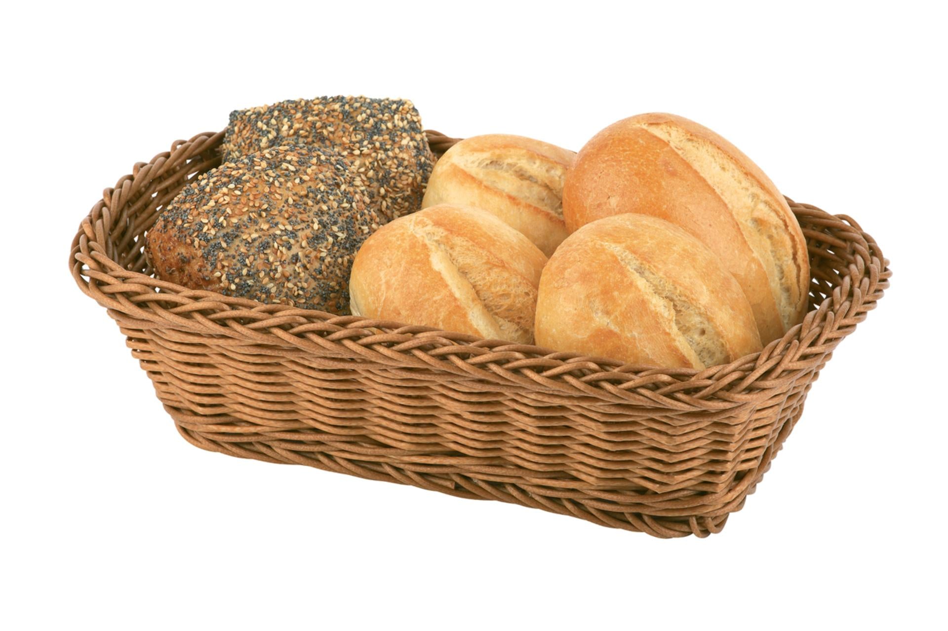 APS Cestino Pane Rettangolare H.8.5 cm - 23 x 17 cm In Polipropilene Beige 1