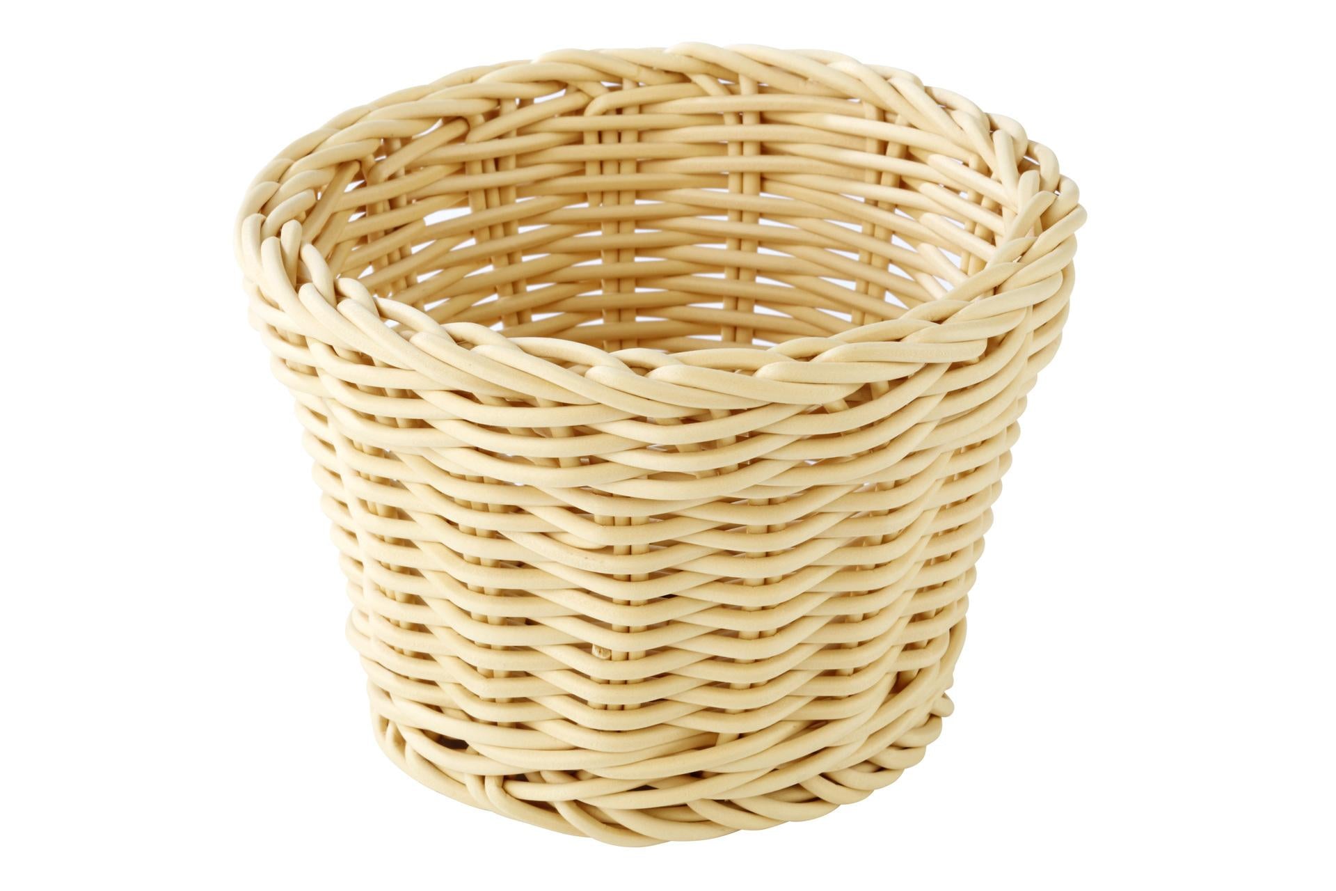 APS Profi Line Cestino Tondo Alto Ø13 cm - H.10 cm In Polipropilene Beige