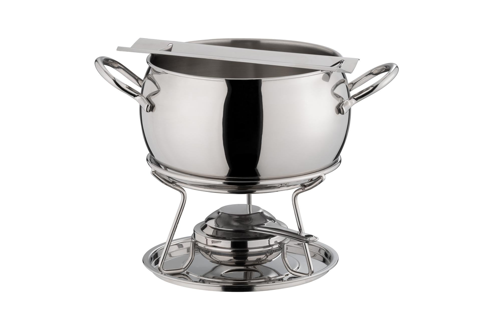 APS Set Fonduta e Punch 13 Pezzi Ø22 cm - H.23 cm 2.2L In Acciaio Inox e Polipropilene 4
