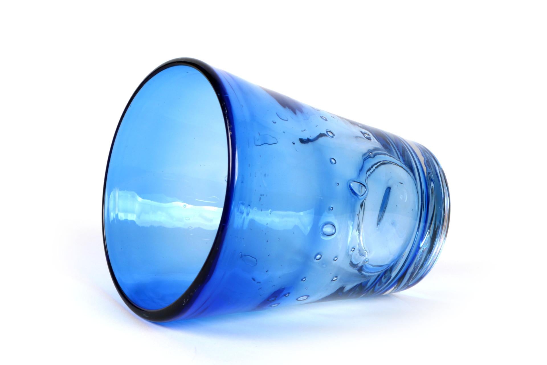 Import Tavola Professional Rialto Bicchiere Acqua 35 cl - Incamiciato Blu In Pasta di Vetro Soffiato a Bocca - Set 6 Pz