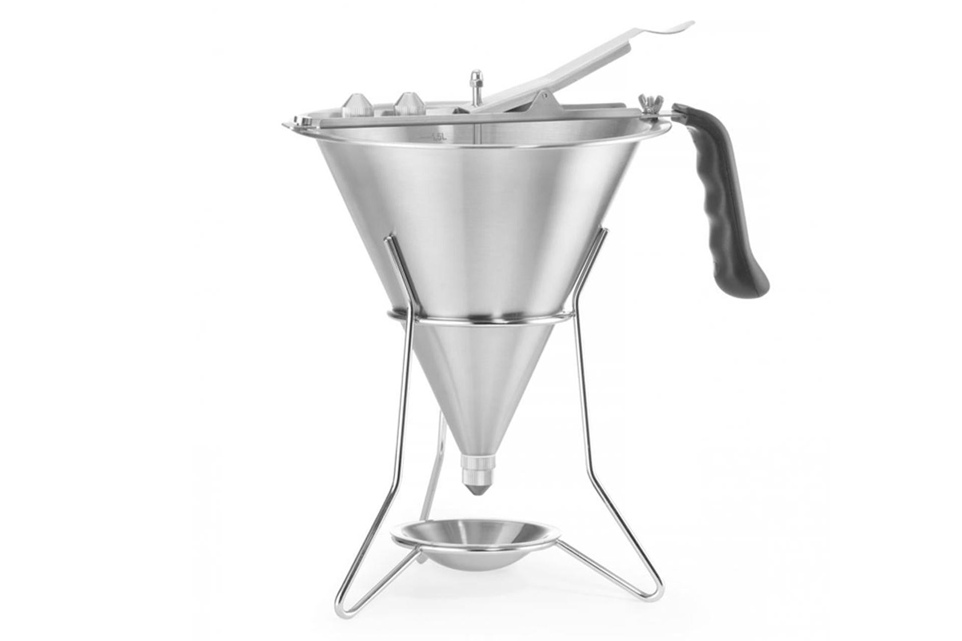 APS Imbuto Pasticceria Ø20 cm - H.22 cm Capacità 1.9 Litri In Acciaio Inox e Plastica