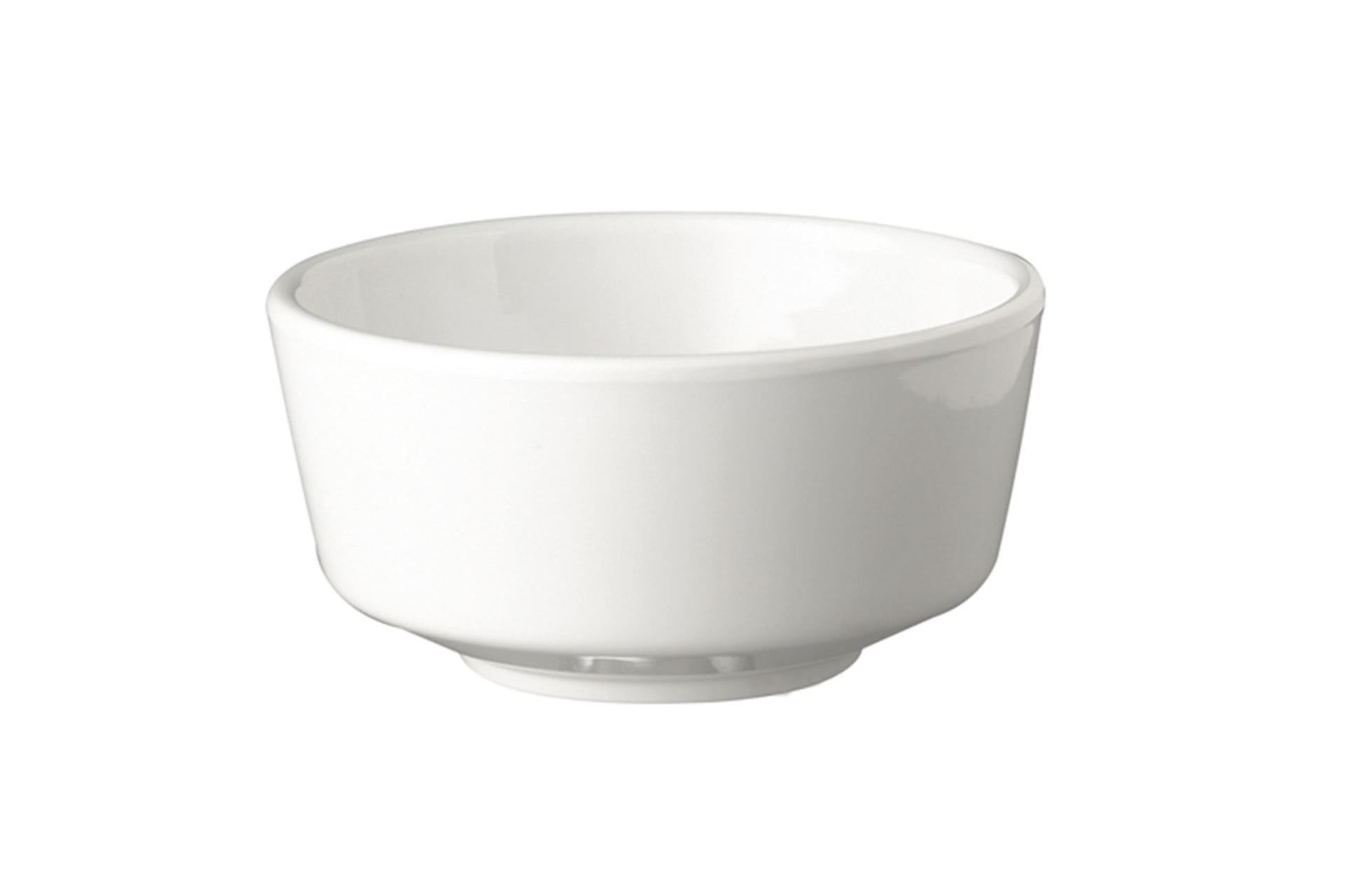 APS Coppetta Float In Melamina Bianca H.7.5 cm - Ø15 cm Con Piedini Antiscivolo, Impilabile - Set 8 Pz