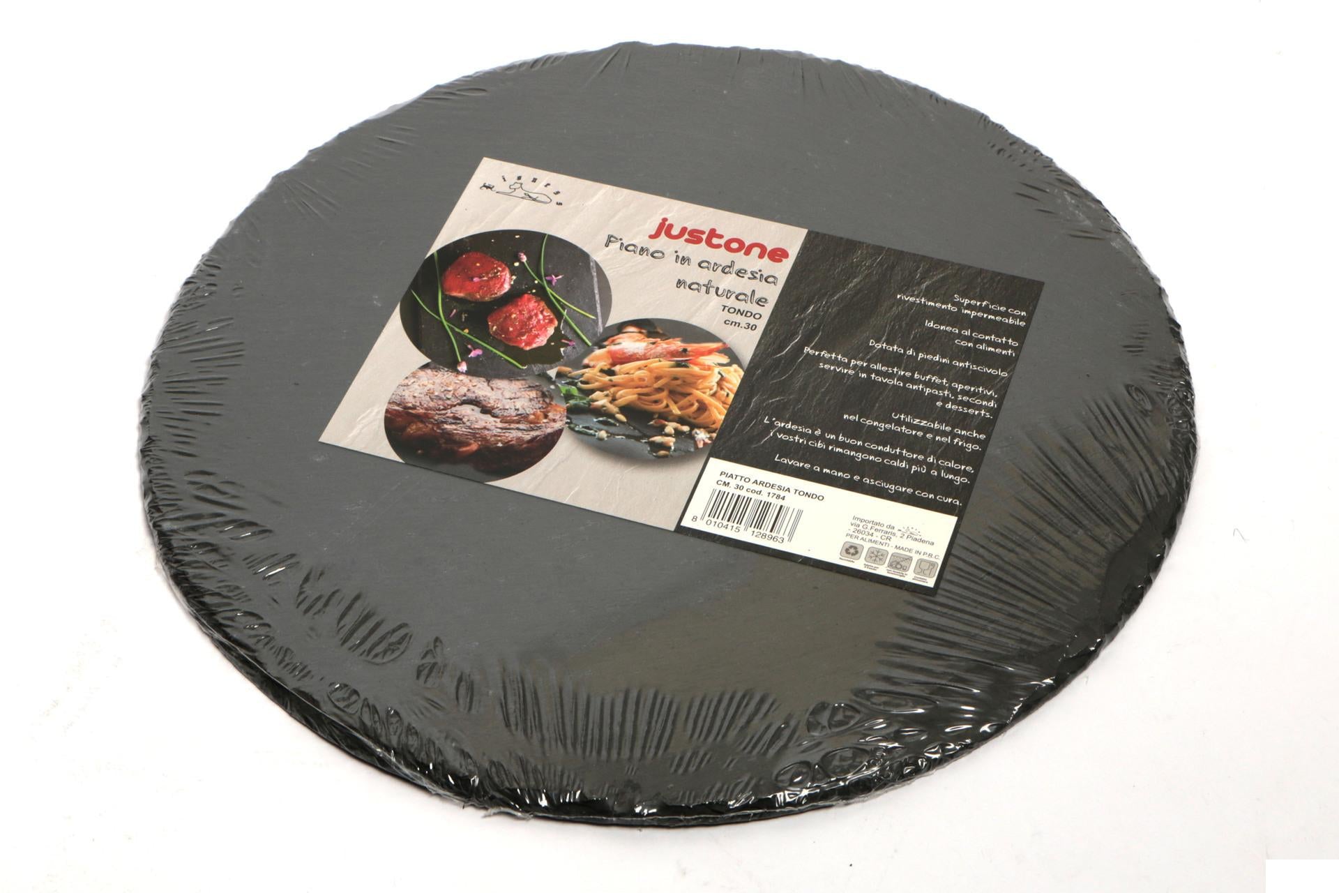 Import Tavola Professional Justone Piatto Tondo Ø30 cm In Ardesia Naturale - Set 6 Pz 3