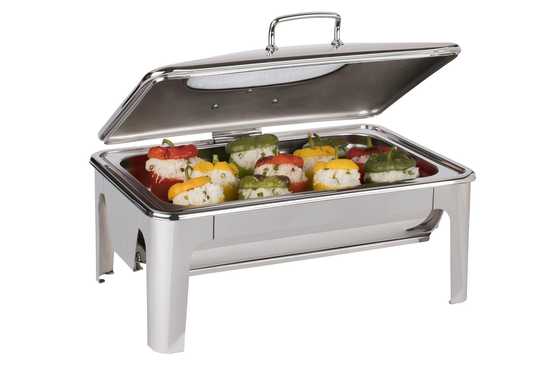 APS Chafing Dish GN 1/1 60x42 cm - 9 Litri In Acciaio Inox 18/8 3
