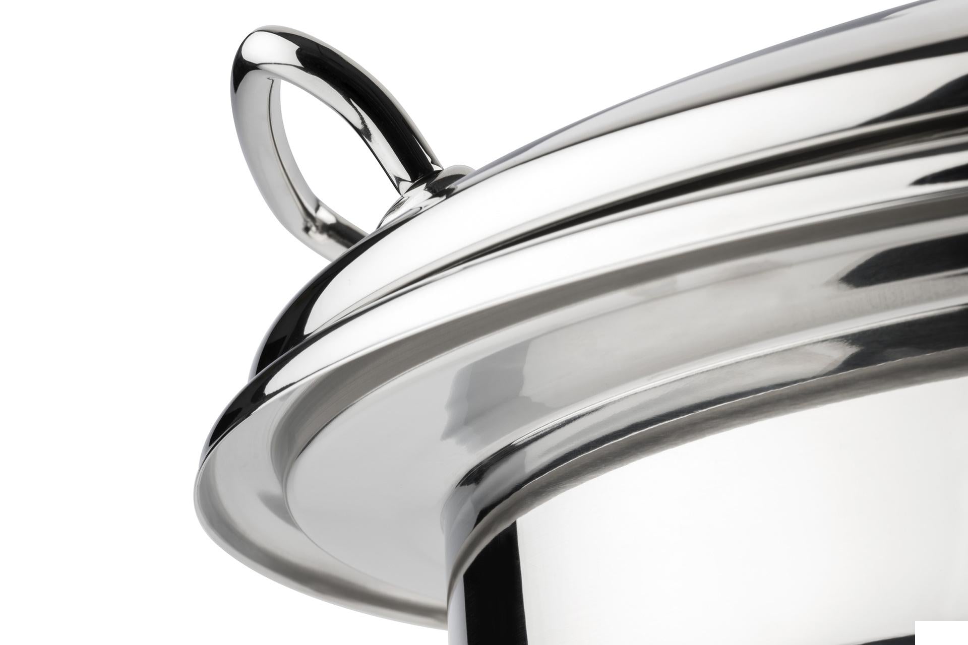 APS Chafing Dish GN 1/1 60x42 cm - 9 Litri In Acciaio Inox 18/8 8