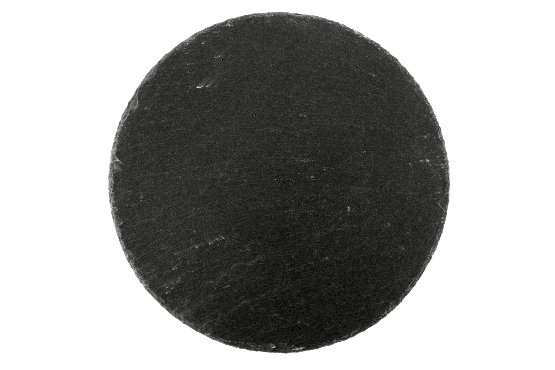 Import Tavola Professional JustOne Piatto Ardesia Rotondo Ø25 cm - Piatto In Ardesia Naturale - Set 6 Pz