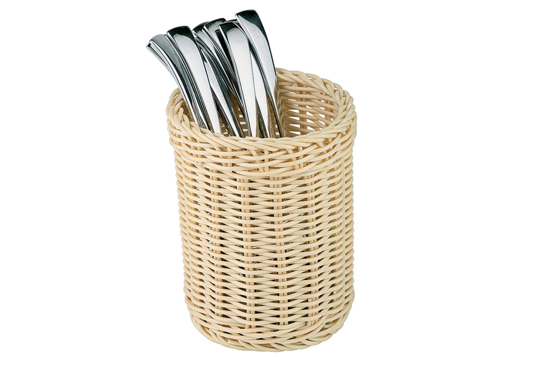APS Portaposate e Portagrissini Alto Rotondo Ø12 cm - H.15 cm In Polipropilene Beige