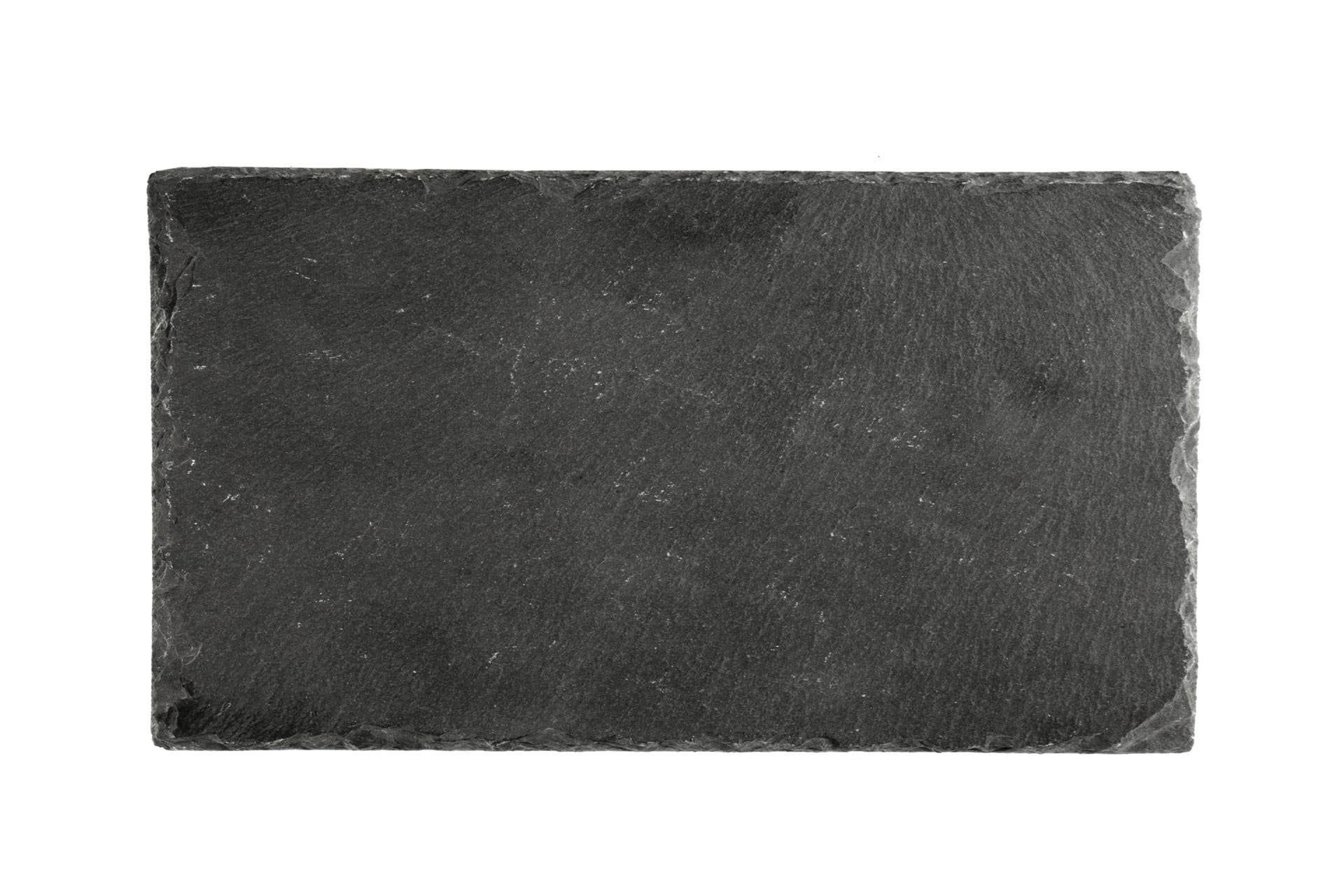 Import Tavola Professional Piatto Rettangolare Ardesia 30 x 15 cm In Ardesia Naturale - Set 6 Pz