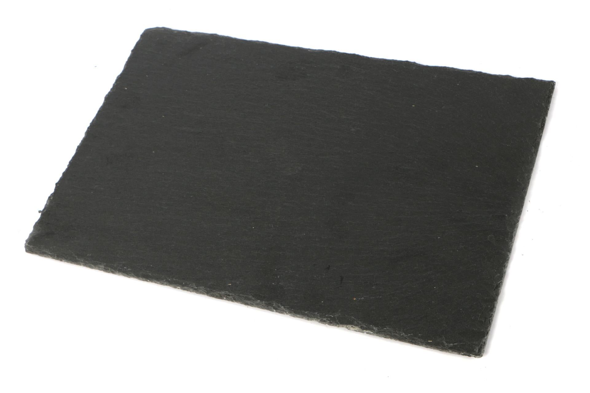 Import Tavola Professional Piatto Rettangolare 23 x 14 cm In Ardesia Naturale - Set 6 Pz