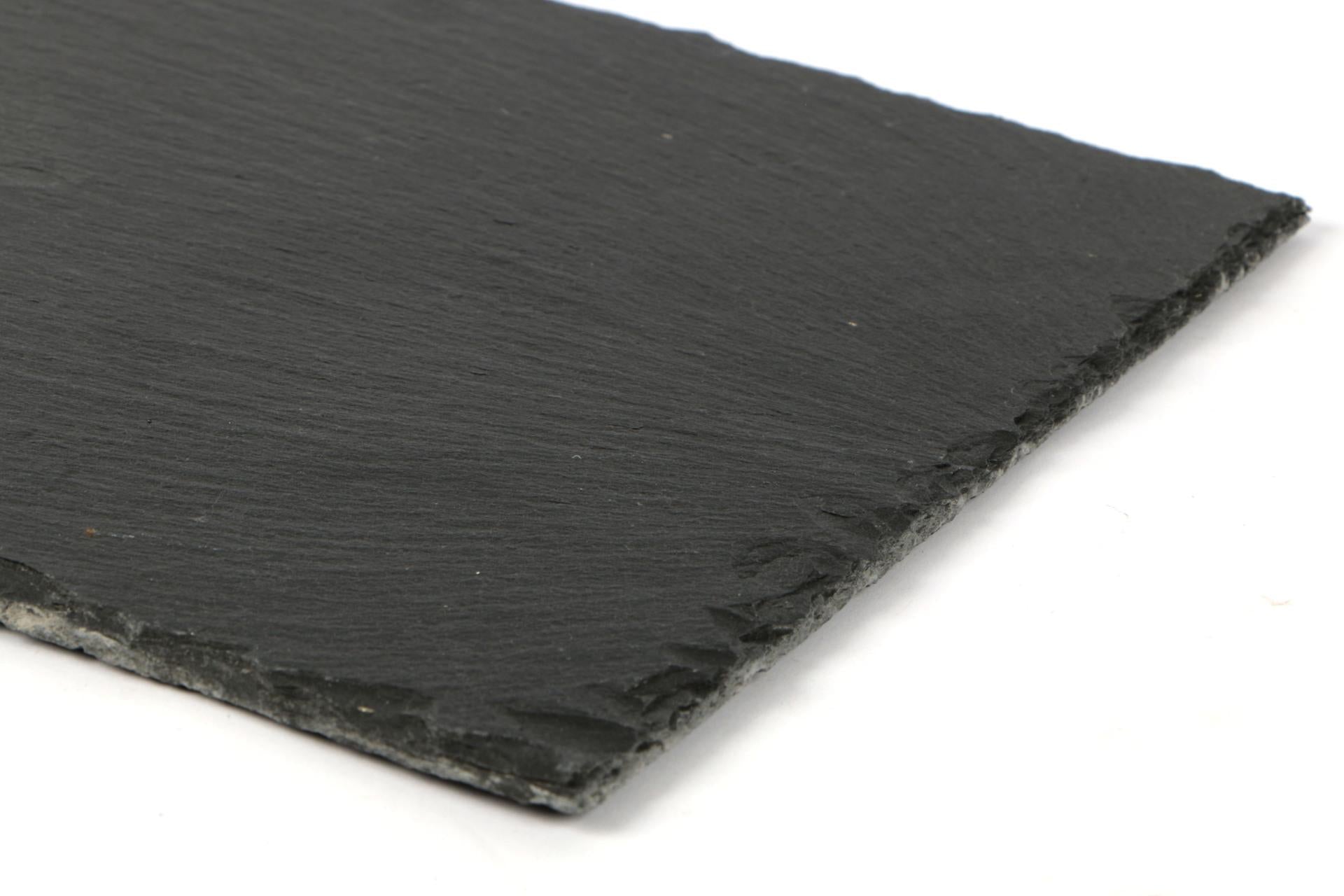 Import Tavola Professional Piatto Rettangolare 23 x 14 cm In Ardesia Naturale - Set 6 Pz 6