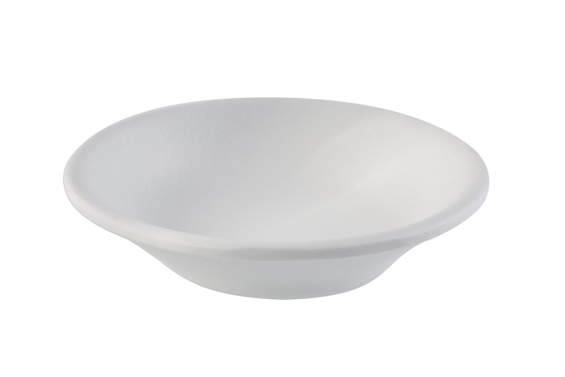 APS Zen Coppetta In Melamina Bianca Aspetto Gres Ø8 cm - H.1.5 cm Impilabile