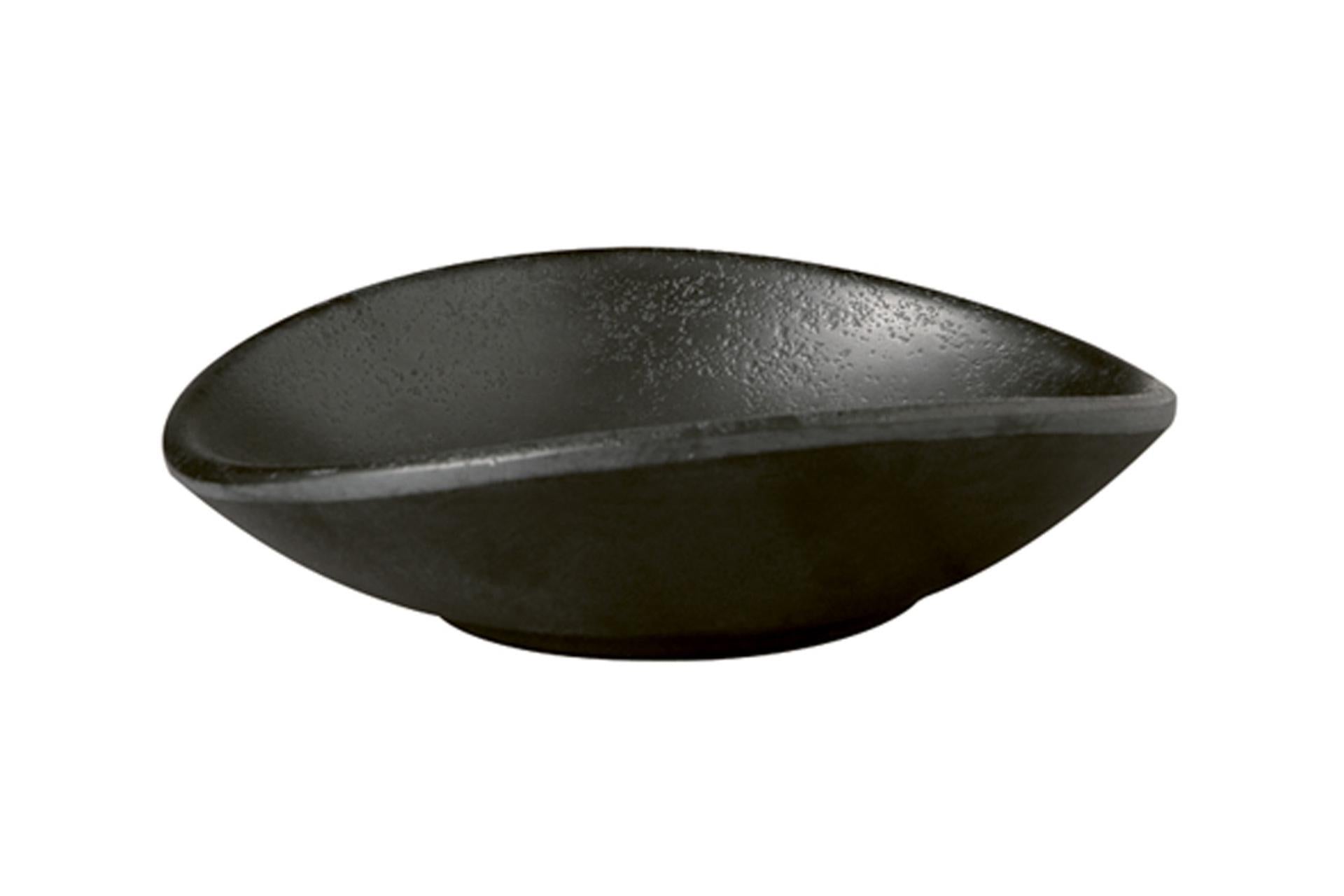 APS Zen Coppetta 11 x 10 cm H.3 In Melamina Effetto Pietra Nera - Impilabile