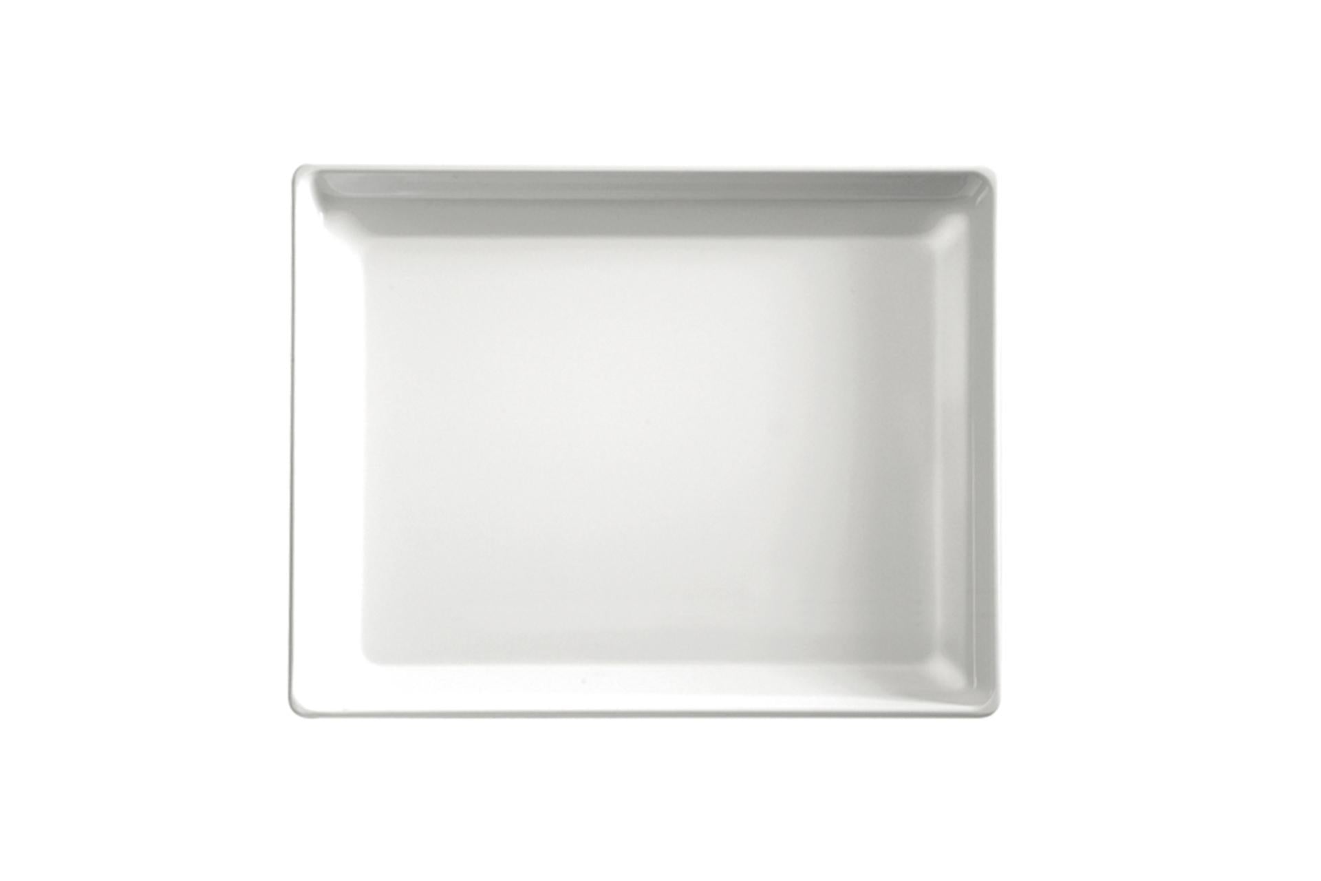 APS Float Vassoio Rettangolare In Melamina Bianca GN 1/2 - 32,5 x 26,5 cm H.3 cm Impilabile 1