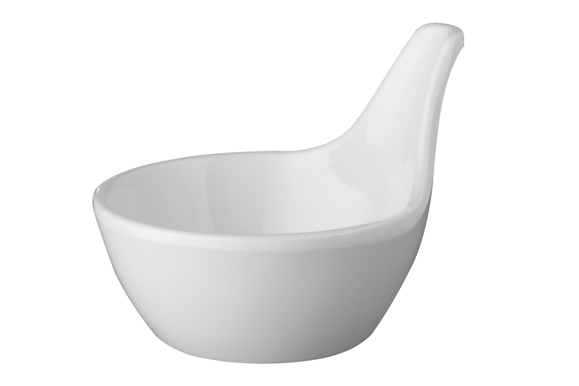 APS Gourmet Ciotola 0,05 Litri - 7 x H.6 cm In Melamina Bianca, Impilabile - Set 20 Pz