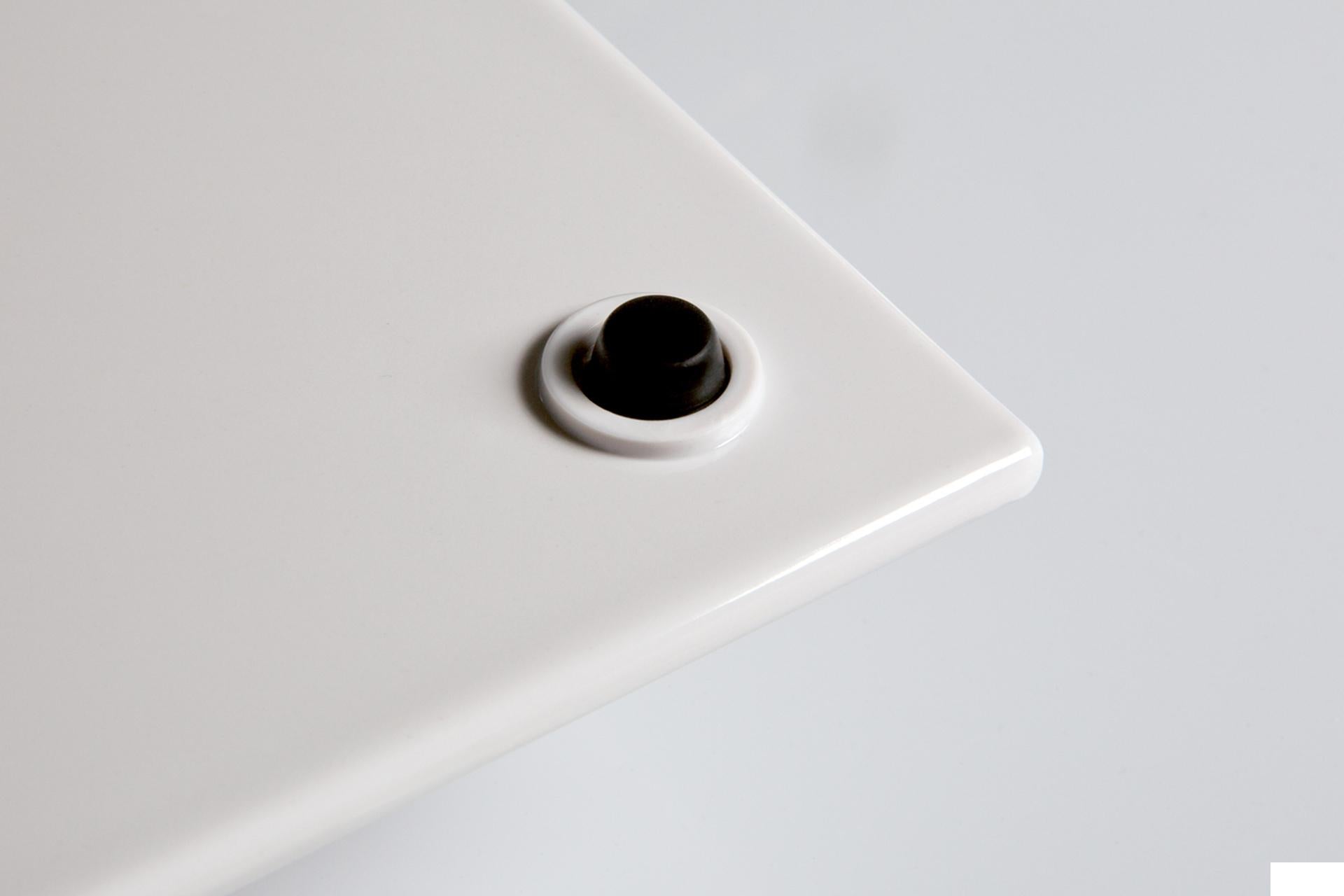 APS Zero Vassoio In Melamina Bianca Lucida GN 1/2 - 32,5 x 26,5 cm H.1,5 Con Piedini Antiscivolo 4