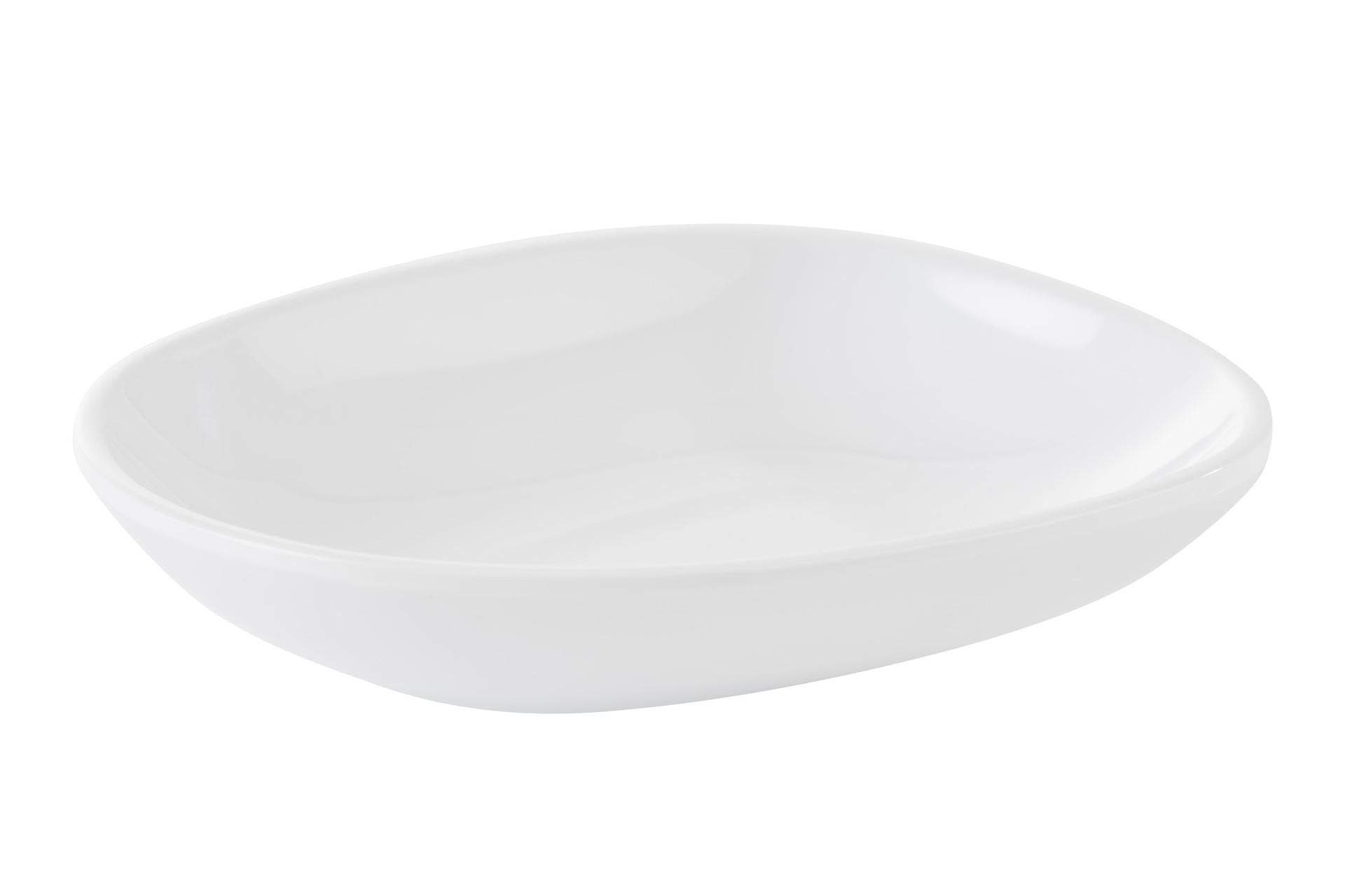 APS Mini Coppetta H.2 cm - 10.5 x 8.5 cm In Melamina Bianca - Set 20 Pz