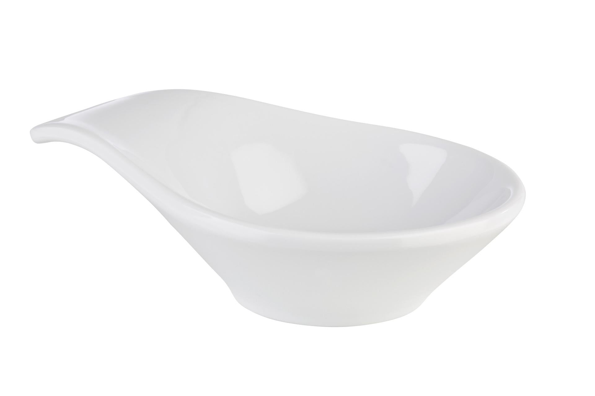 APS Mini Coppetta Finger H.3 cm - 11.5 x 7.5 cm In Melamina Bianca