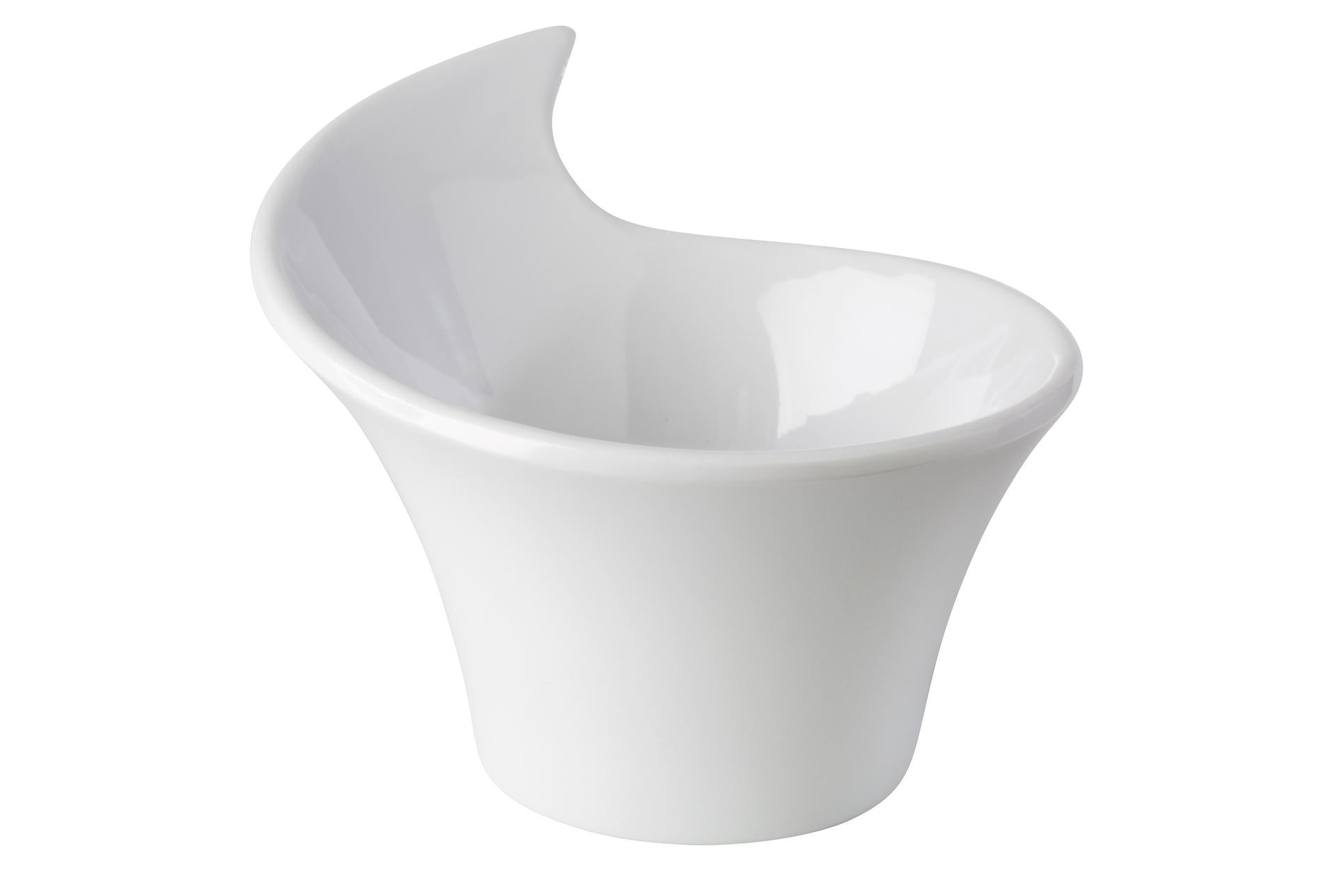 APS Mini Coppetta Finger H.6 cm - 8.5 x 7 cm In Melamina Bianca