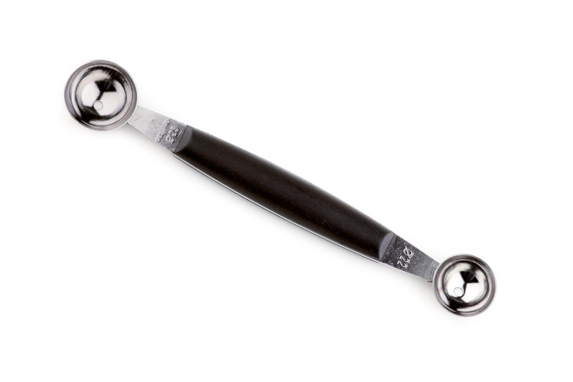 APS Scavino Doppio per Melone Ø2.2/2.8 cm - Lunghezza 17 cm In Acciaio Inox Con Bordo Affilato
