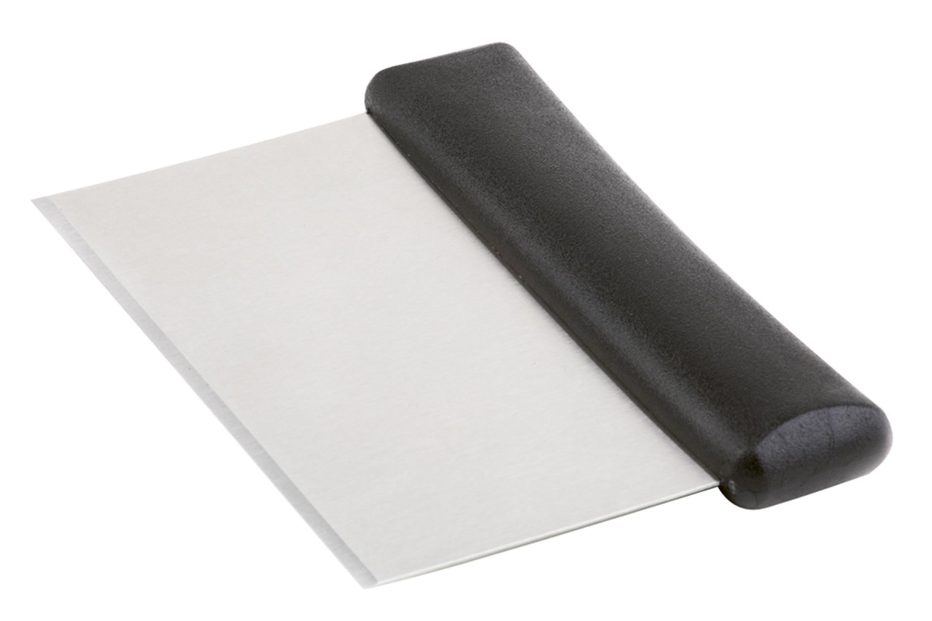 APS Blue Spatola Tagliaimpasto Lama Inox 15.5 x 8 cm Con Manico Antiscivolo