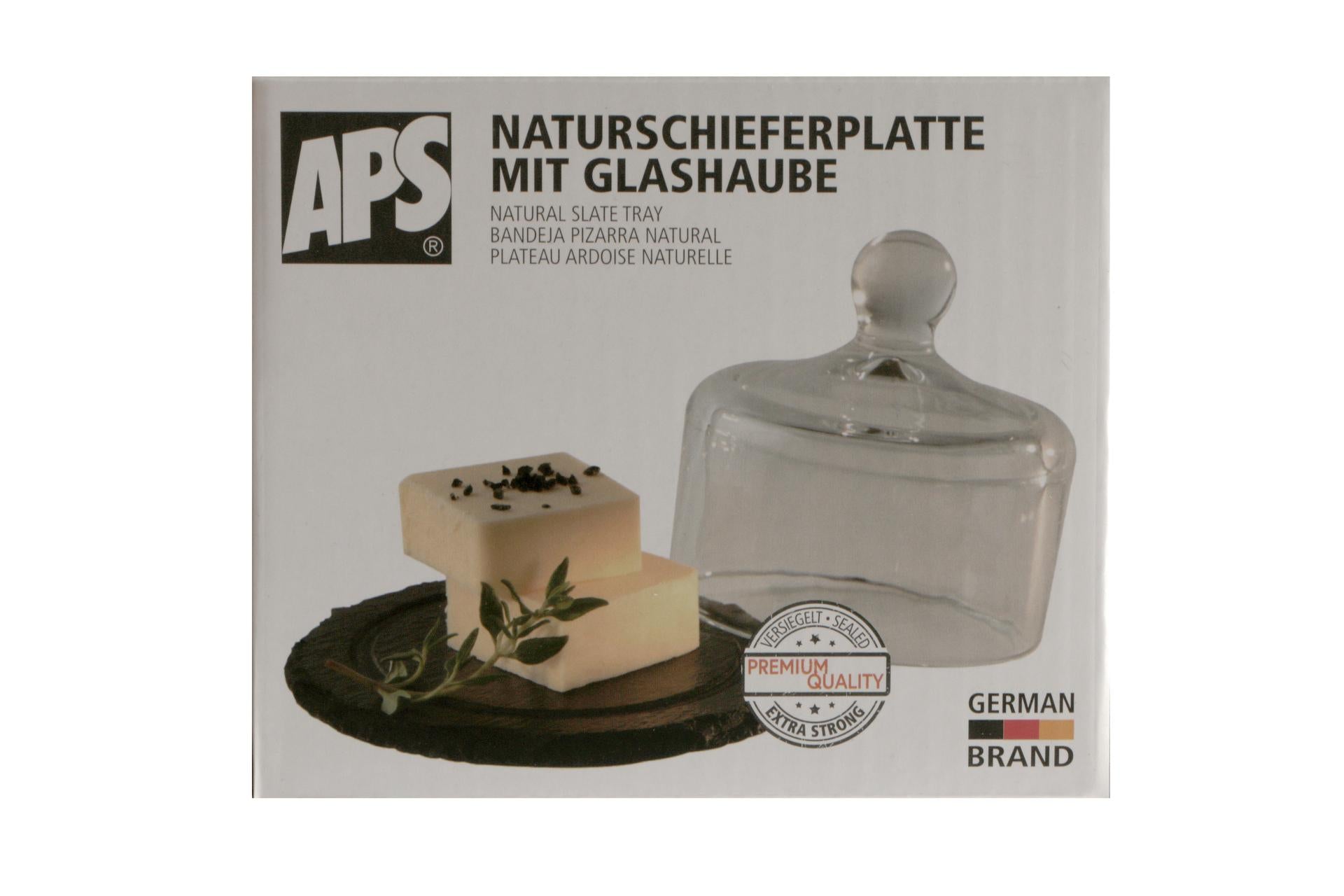 APS Piatto Tondo In Ardesia Naturale Ø10.5 cm Con Cupola H8 cm 4