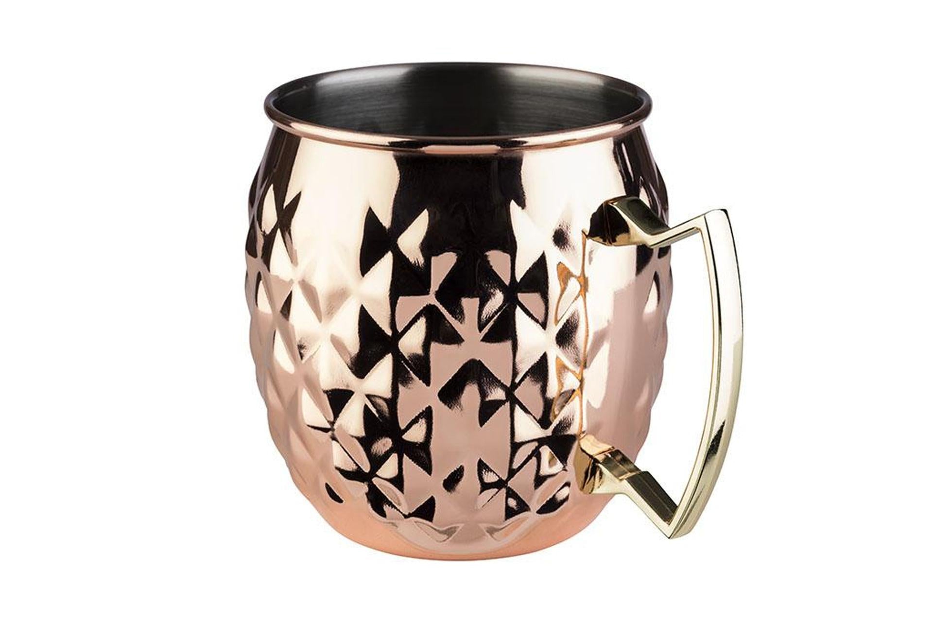 APS Moscow Mule Tazza Ø9 cm - H.10 cm 50 cl In Acciaio Effetto Rame