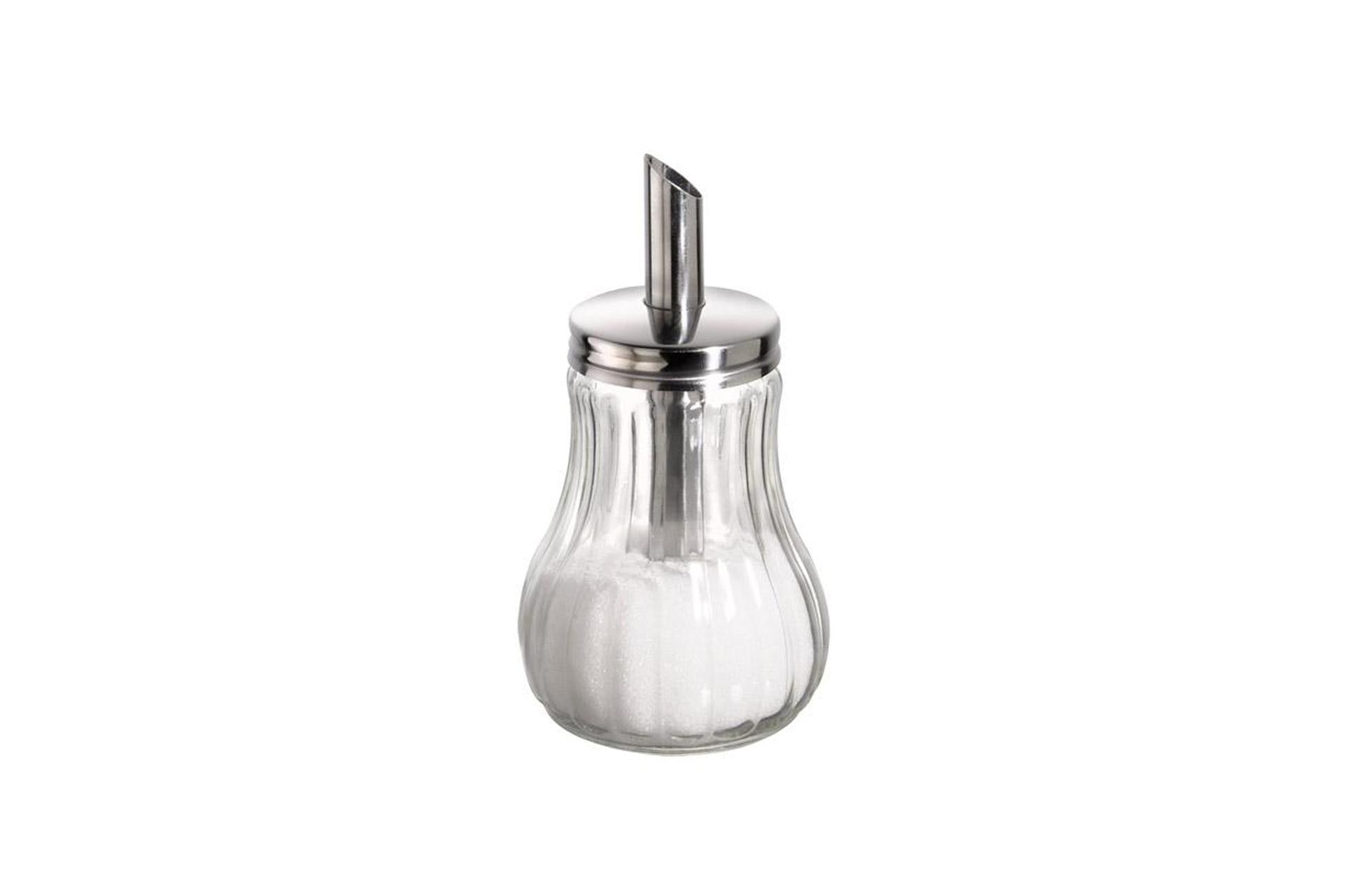APS Dosazucchero Inox-Vetro H.15 cm - Ø8 cm 25 cl