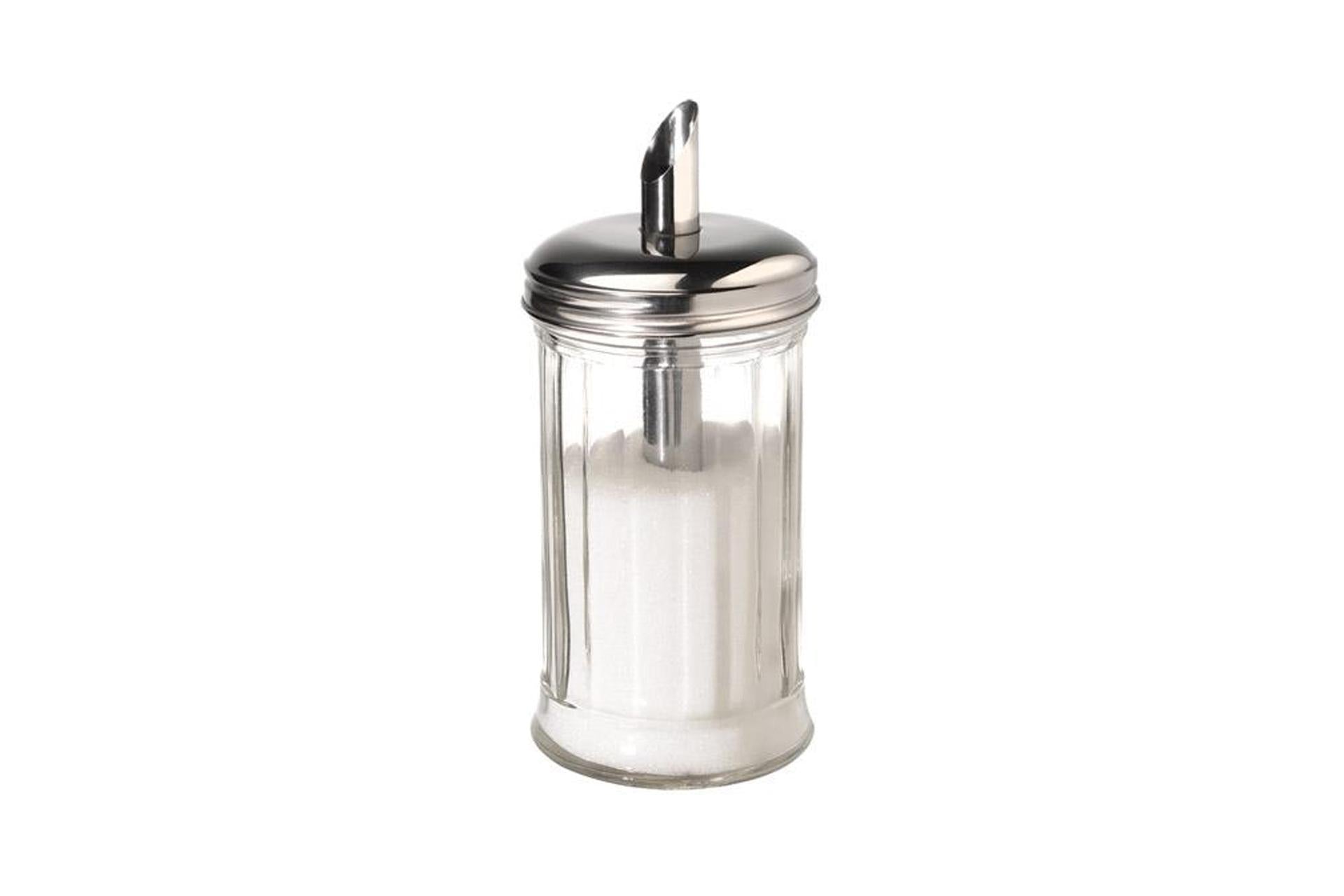 APS Dosazucchero Inox-Vetro H.17 cm - Ø7.5 cm 32 cl