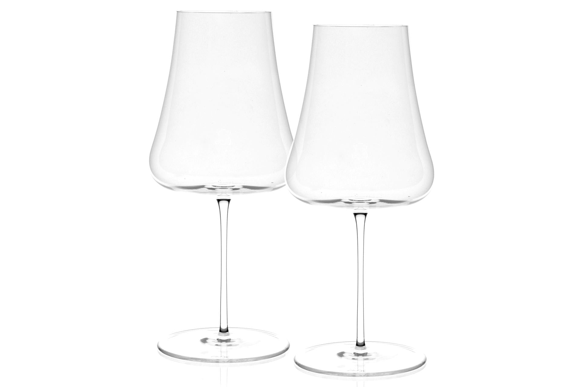 Pasabahce Stem Zero Volcano Calici Vino Bianco 70 cl - Set 2 Bicchieri Soffiati a Bocca In Vetro Senza Piombo - Set 2 Pz