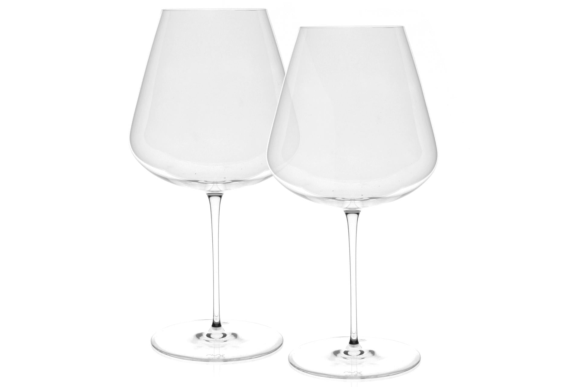 Pasabahce Stem Zero Vertigo Elegant - Set 2 Calici Vino Rosso 65 cl In Cristallo Soffiato a Bocca - Set 2 Pz