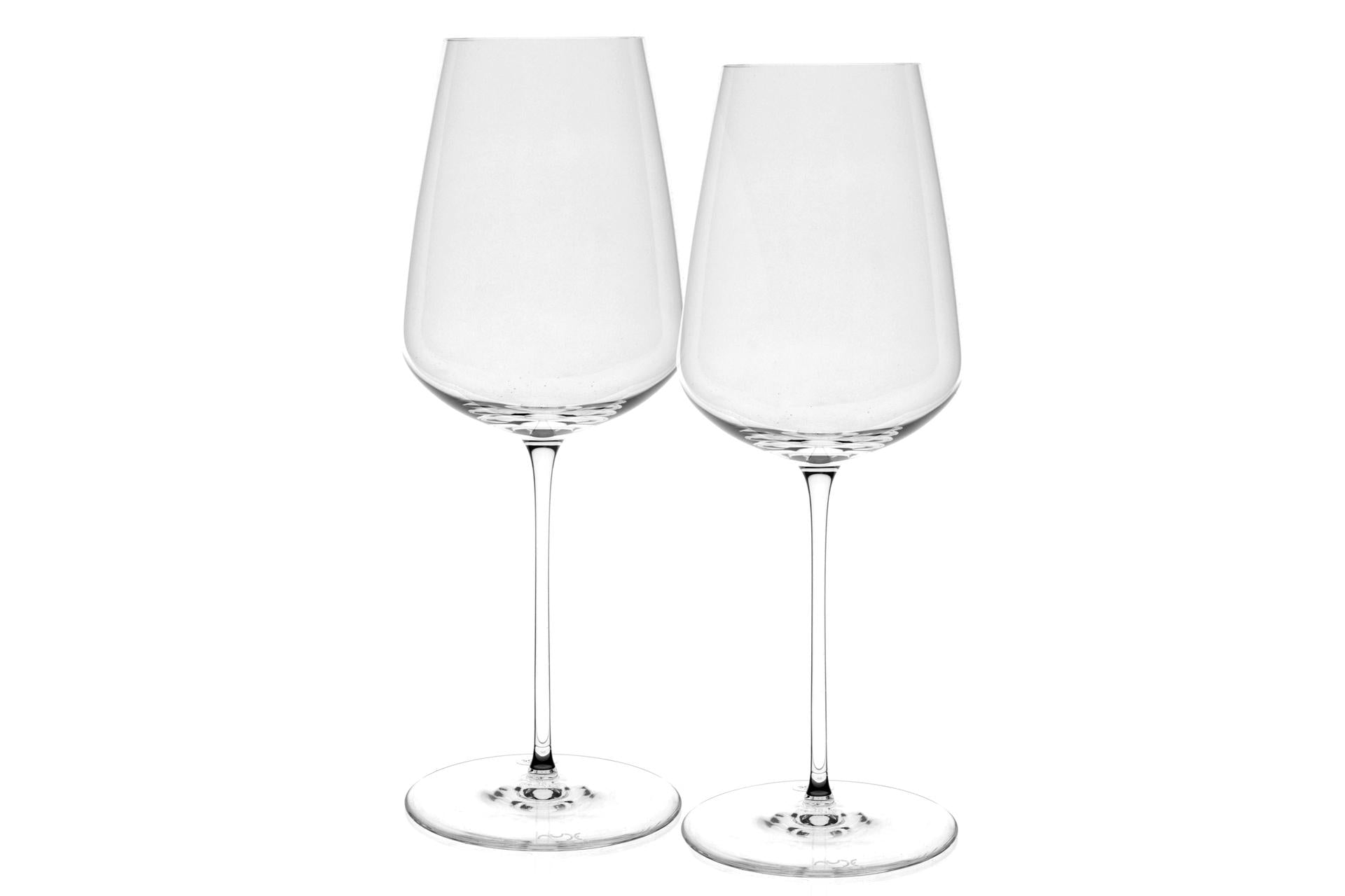 Pasabahce Stem Zero Vertigo Delicate - Set 2 Calici Vino Bianco 45 cl In Cristallo Soffiato a Bocca - Set 2 Pz