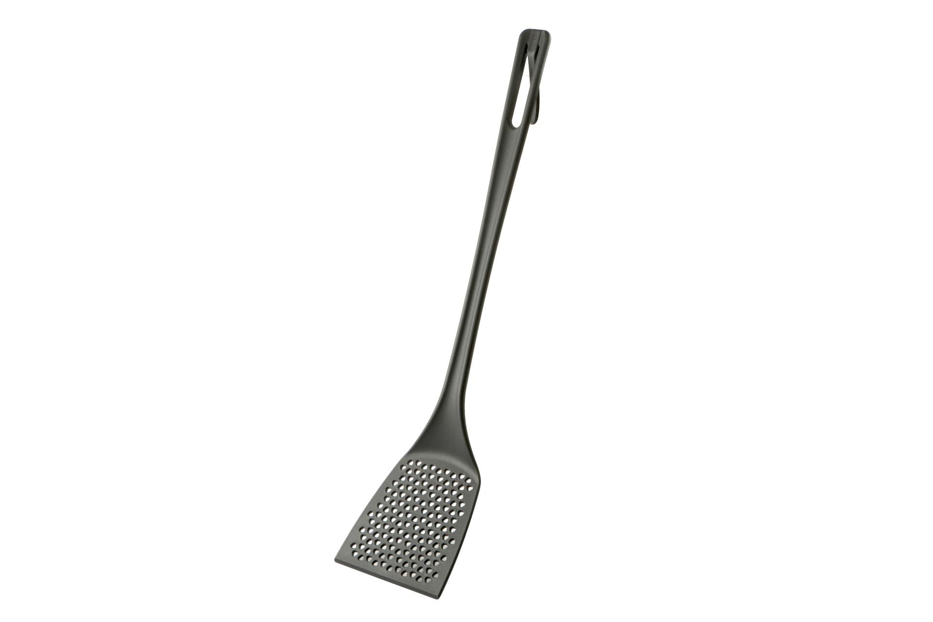 Import Professional Horeca Pro Spatola XL Con Fori In Nylon Nero - Lunghezza 51 cm, Larghezza 11.5 cm, Resistente Fino a 220°