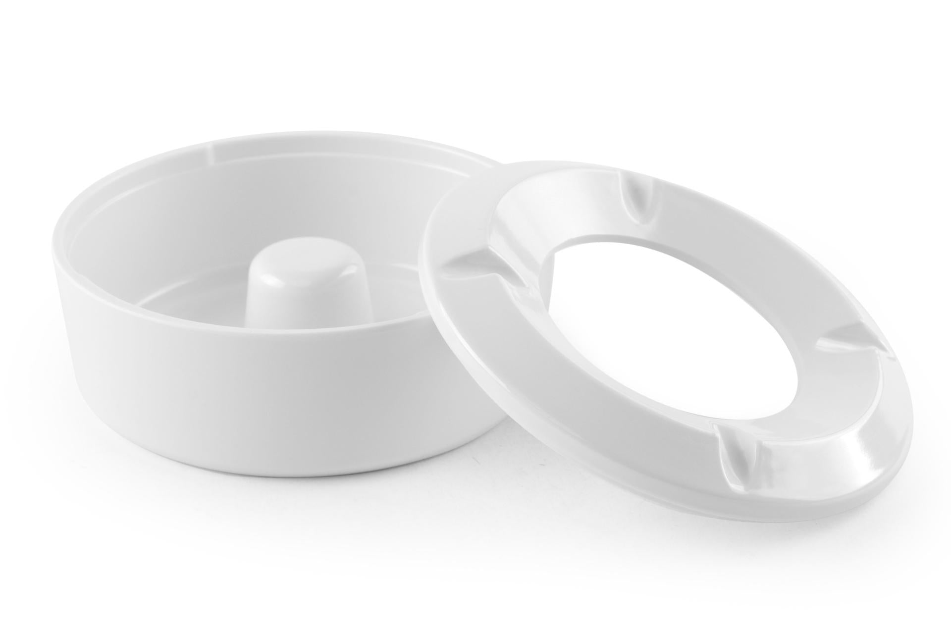 Horeca Professional Posacenere Antivento Ø10.5 cm Bianco ASTM-4WH