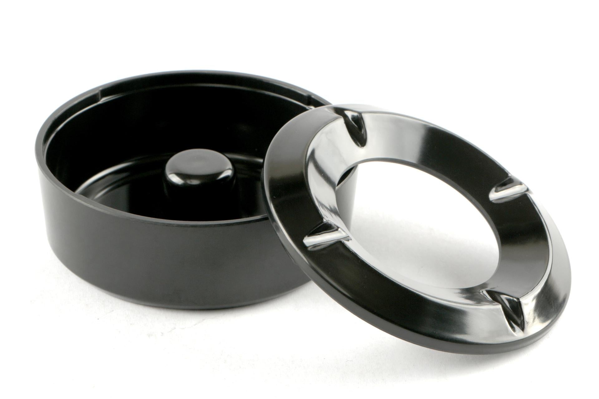 Horeca Professional Posacenere Antivento Ø10.5 cm Nero - Accessori per Ristorazione