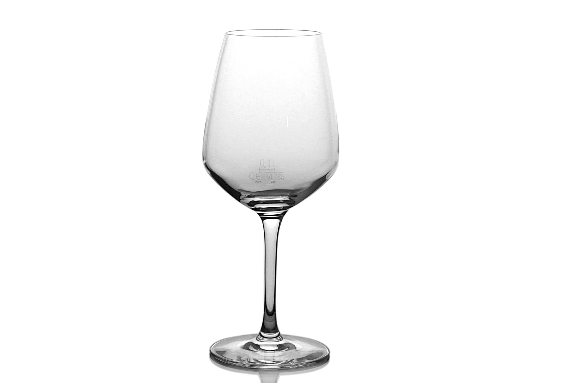 Arcoroc Juliette Set 6 Calici Vino Con Tacca - 10 cl e 50 cl - Set 6 Pz