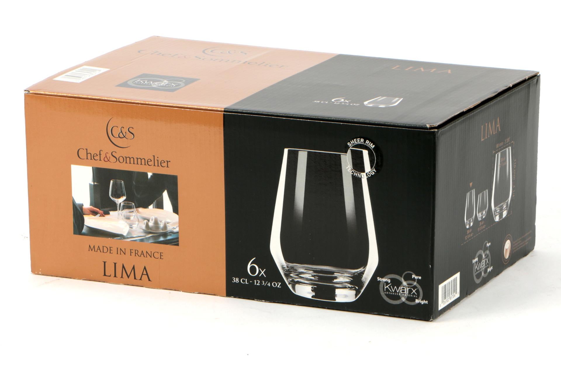 Arcoroc Sublym Lima Bicchiere Acqua 38 cl In Vetro Kwarx - Set 6 Pz 4
