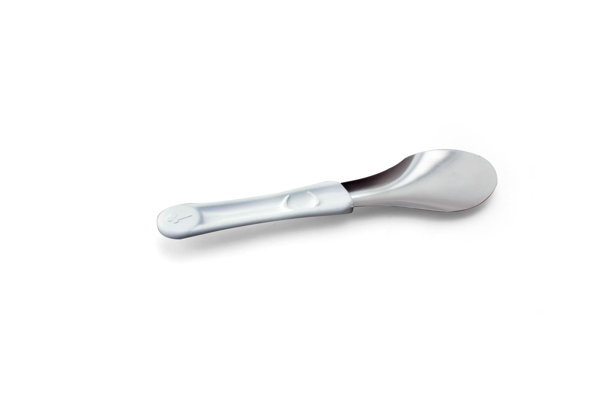 Mori2A Spatola Gelato 26 cm - Manico In Polipropilene Bianco
