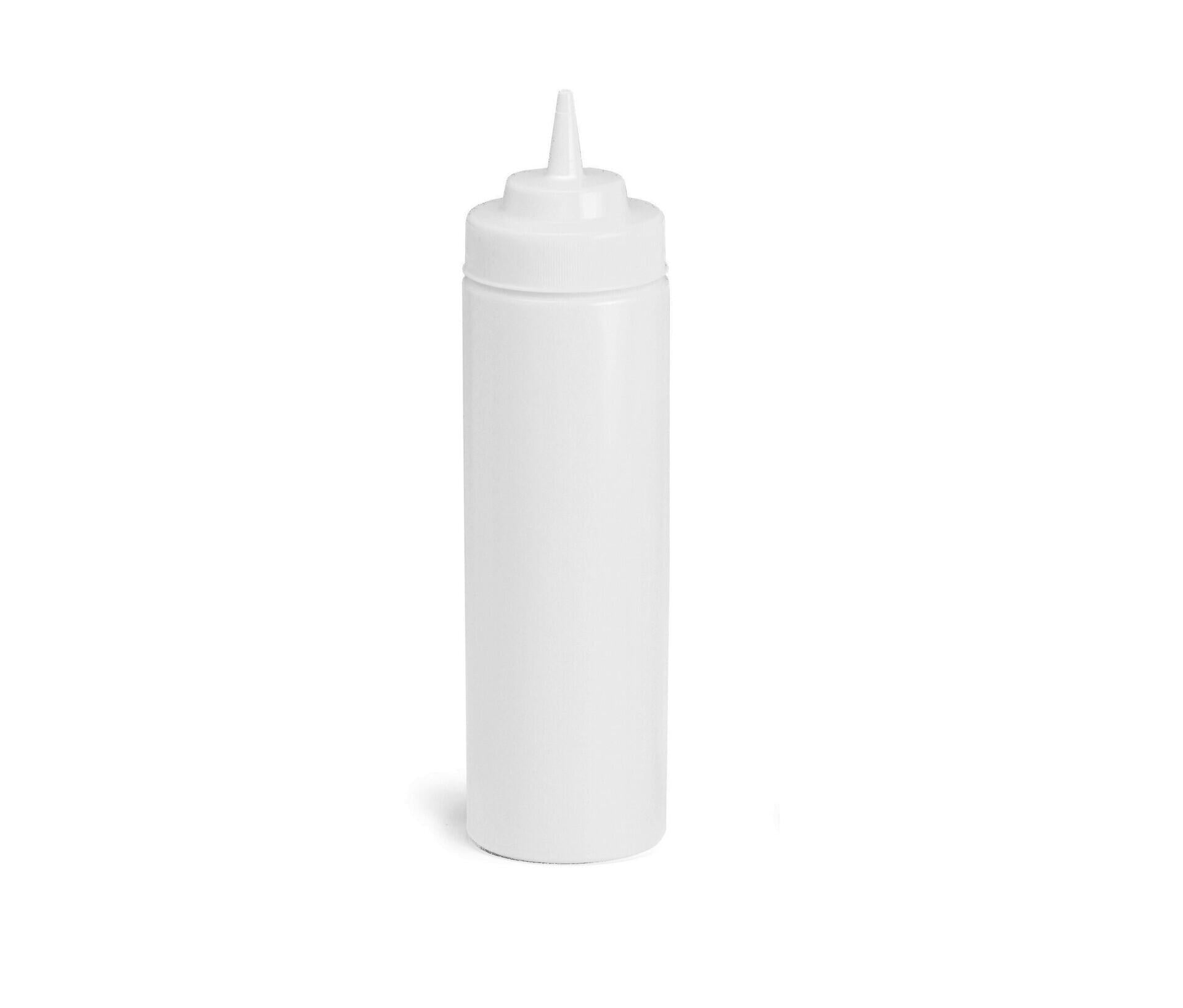 Tablecraft Dispenser Trasparente 709 ml - Set 6 Pezzi In Polietilene Resistente Con Base Larga - Set 6 Pz 1