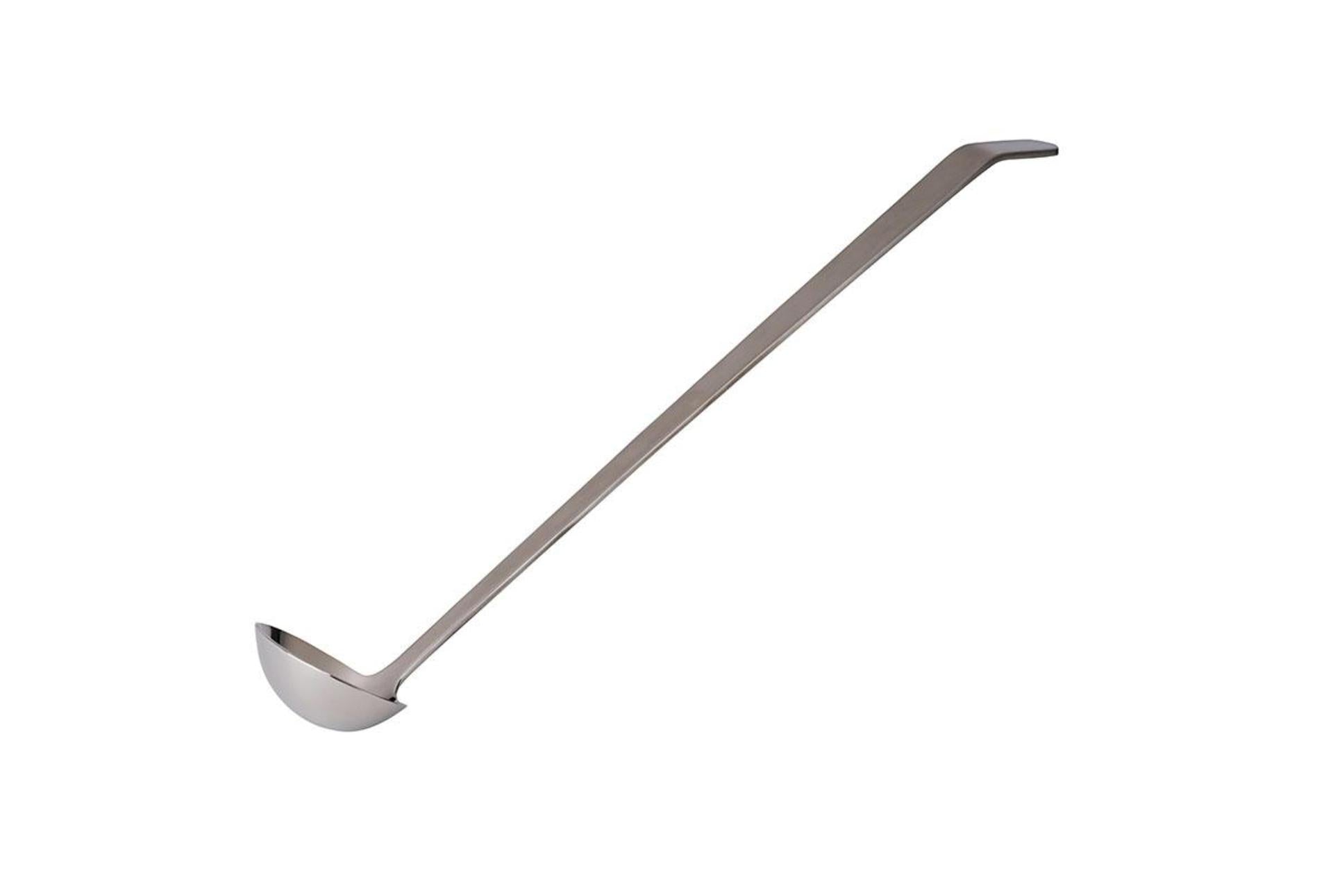 APS Banquet Cucchiaio Condimento Inox 34 cm - Acciaio Inox per Condimenti 6x4 cm, Lunghezza 30 cm