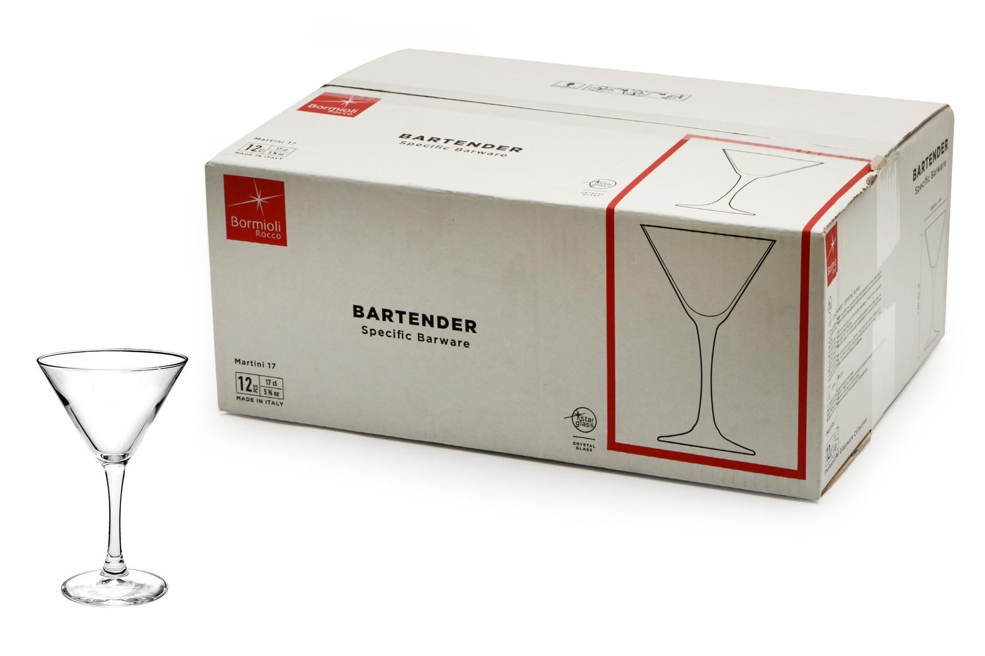 Bormioli Rocco Bartender Set 12 Calici Martini Diamante 17 cl - Set 12 Pz 3