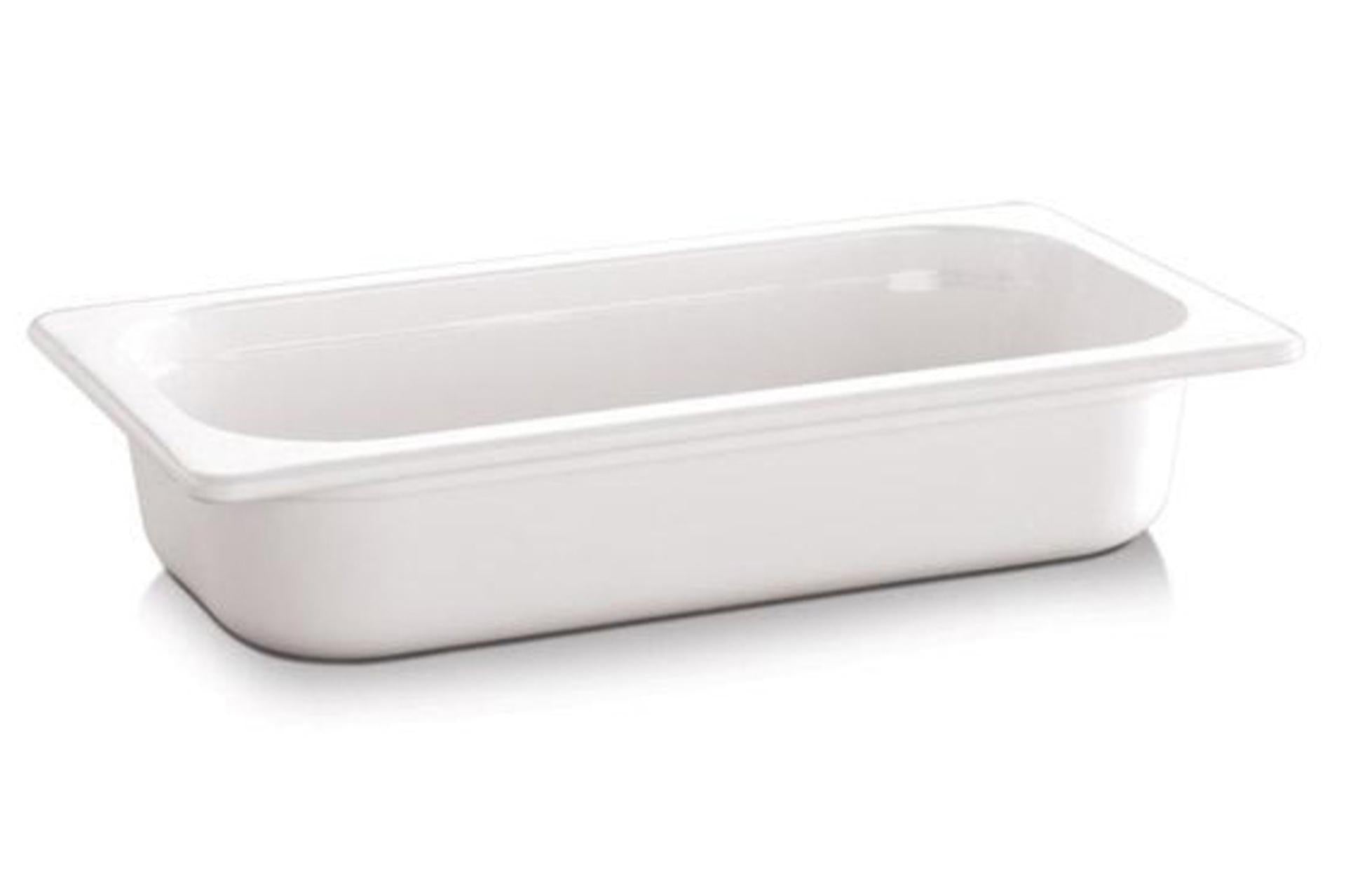 APS Ecoline Contenitore GN 1/3 H.10 cm - 32.5 x 17.6 cm 2.7 L In Melamina Impilabile 1