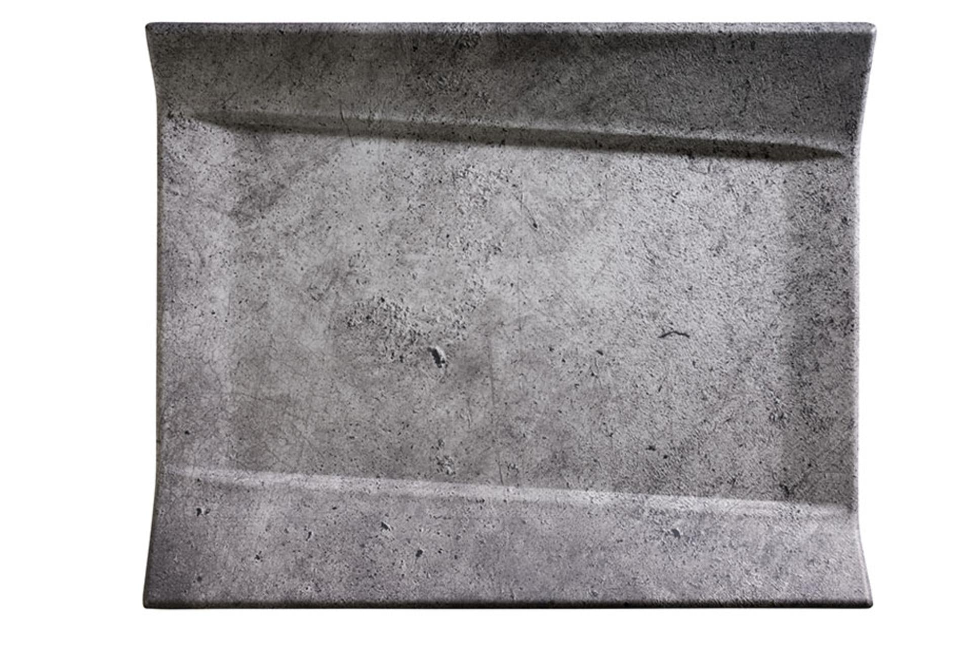 APS Element Vassoio Melamina Cement GN 1/2 - 32,5 x 26,5 x H.3,5 cm Impilabile 1