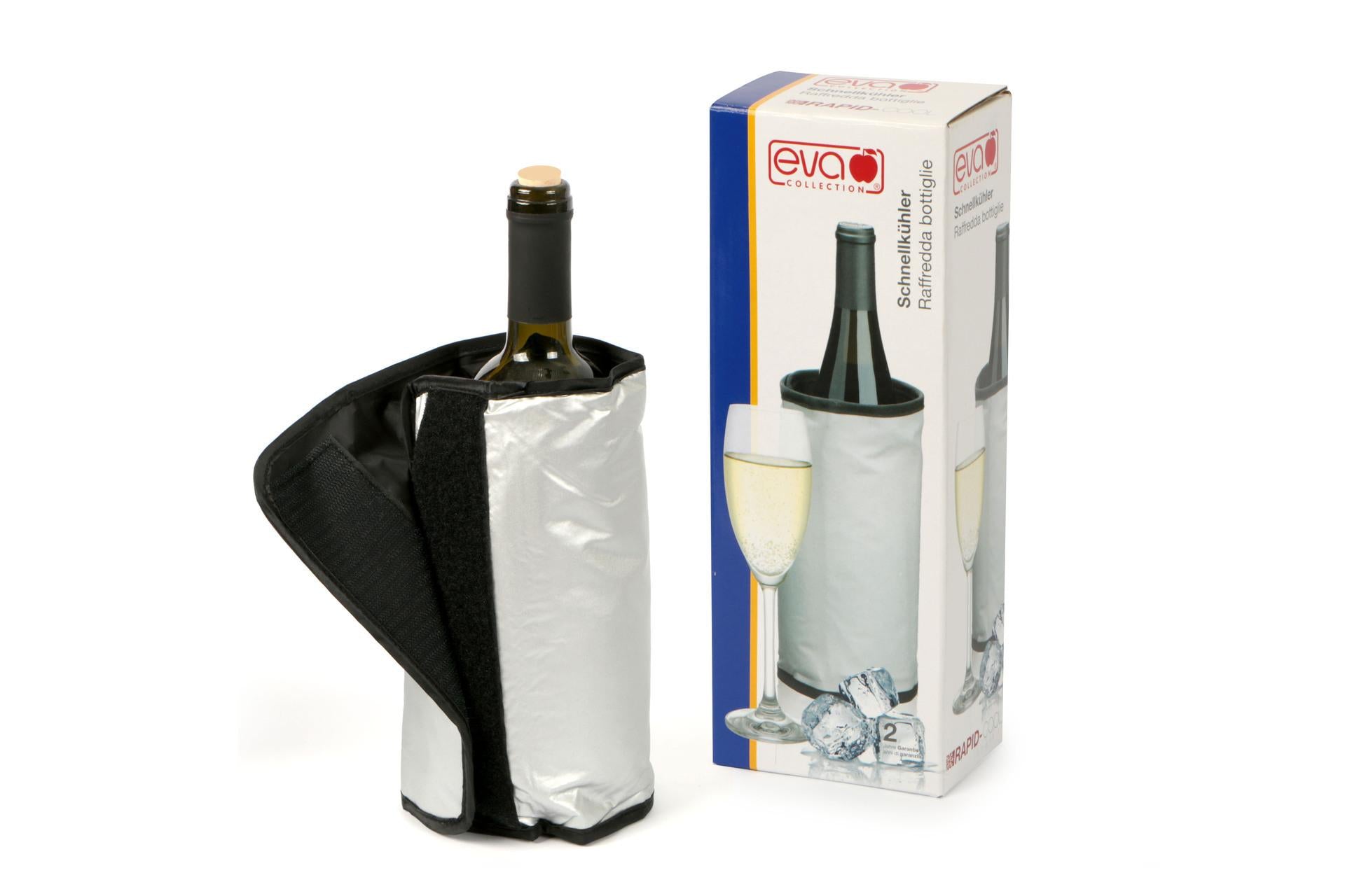 Eva Raffreddabottiglie Rapido 22x39.5 cm - Adatto a Bottiglie Fino a 8 cm, Per Freezer e Microonde