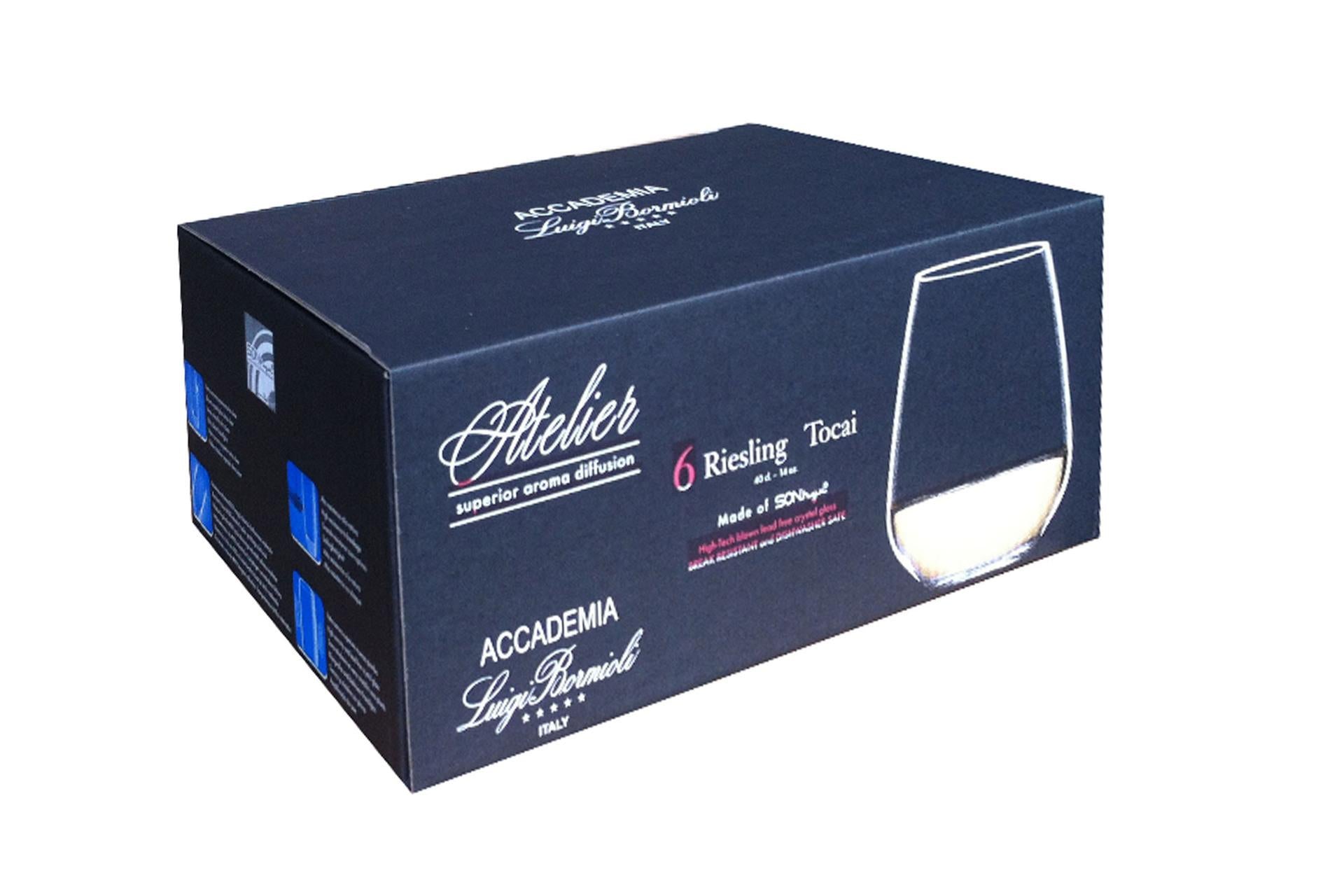 Bormioli Luigi Atelier Confezione 6 Bicchieri Riesling - Tocai Cl.40 In Vetro Sonoro Superiore - Set 6 Pz 4
