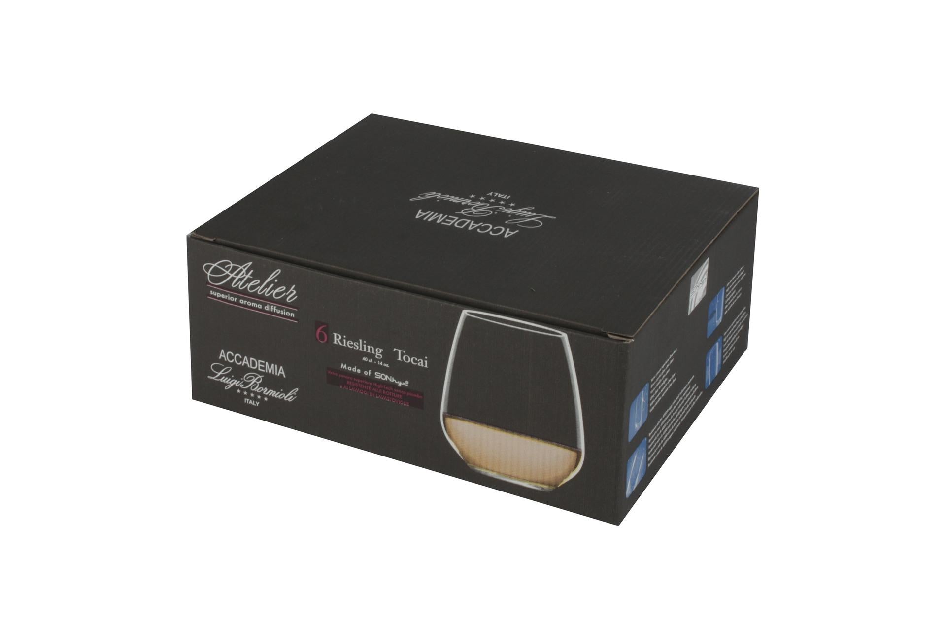 Bormioli Luigi Atelier Confezione 6 Bicchieri Riesling - Tocai Cl.40 In Vetro Sonoro Superiore - Set 6 Pz 5